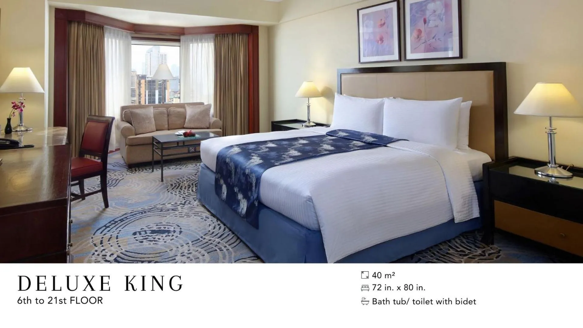 Bedroom, Bed in Diamond Hotel Philippines