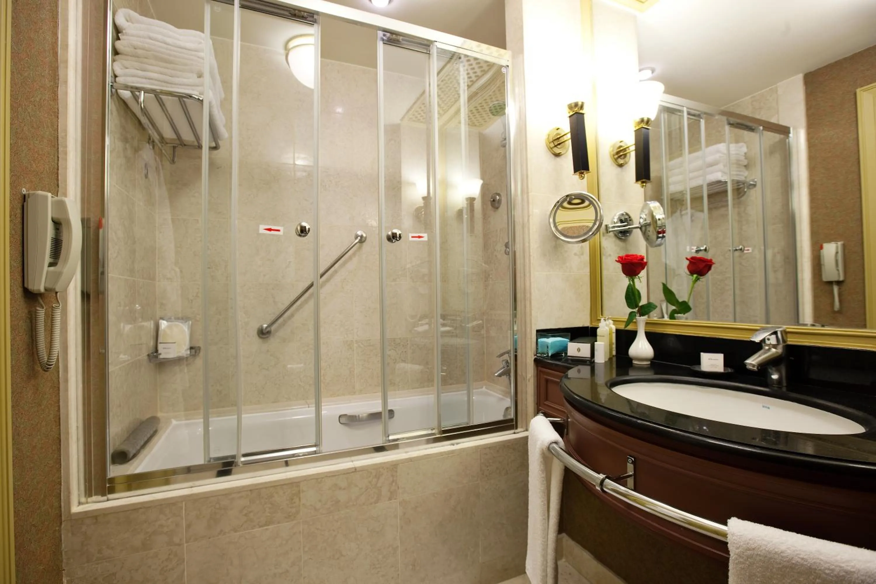 Bathroom in InterContinental Almaty by IHG