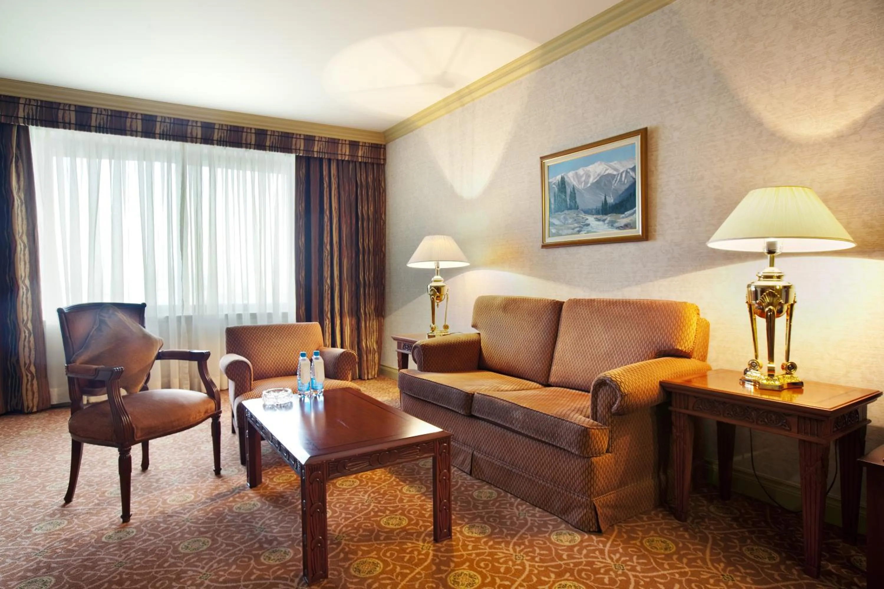 Living room in InterContinental Almaty by IHG