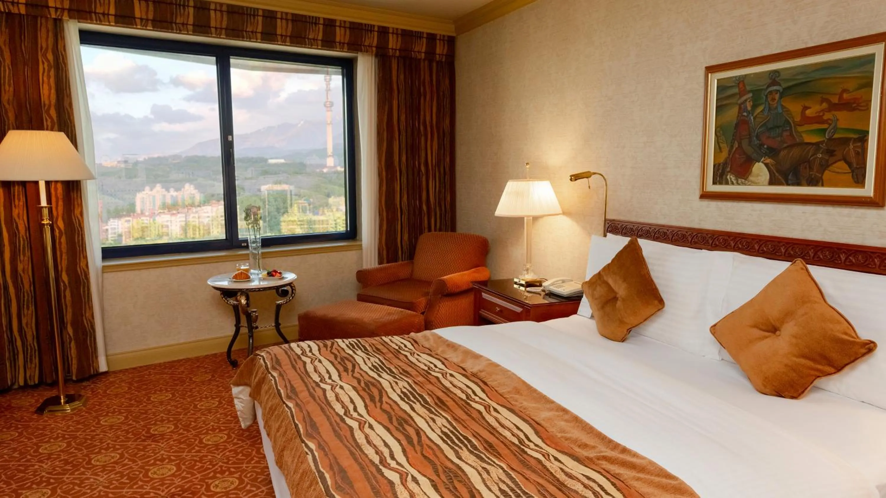 Mountain view, Bed in InterContinental Almaty by IHG