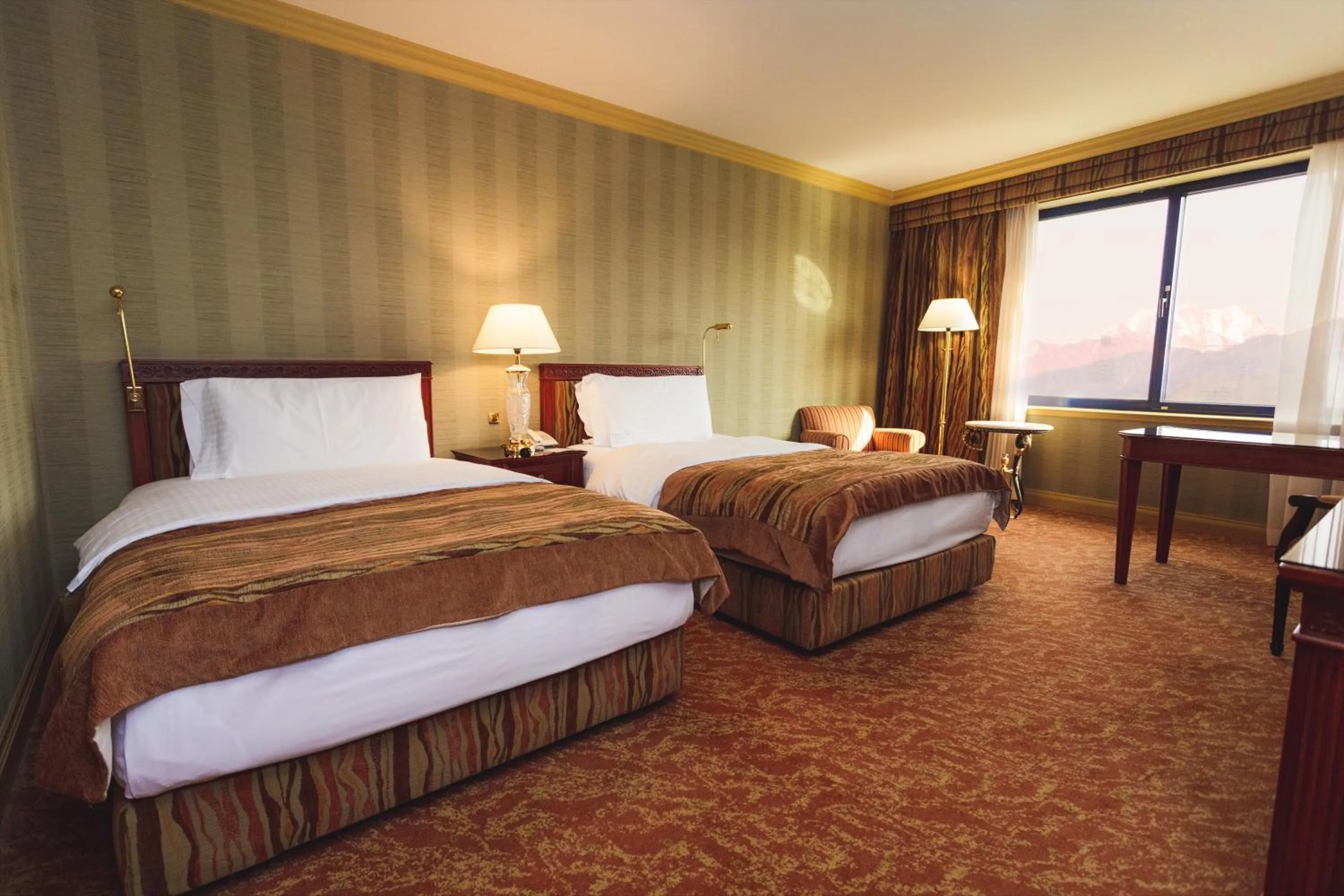Mountain view, Bed in InterContinental Almaty by IHG