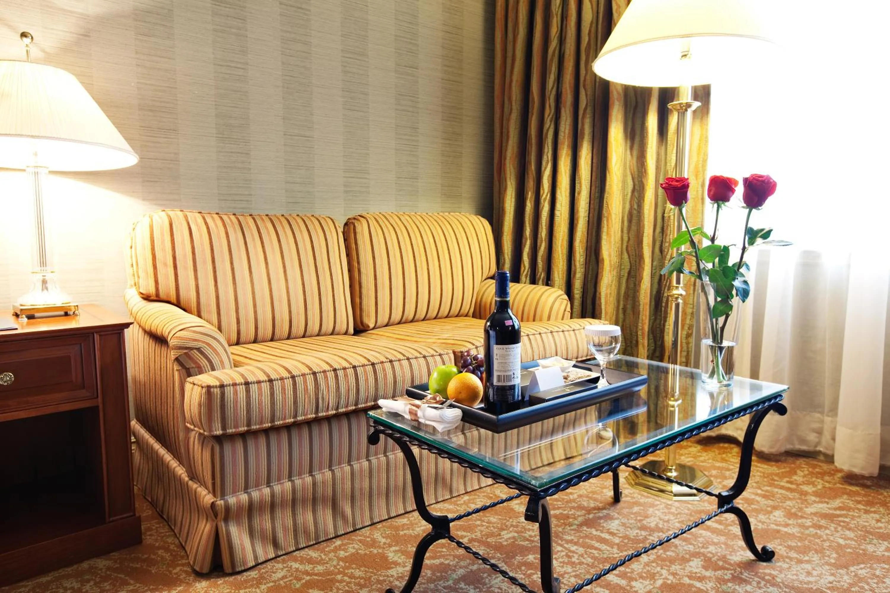 Living room in InterContinental Almaty by IHG