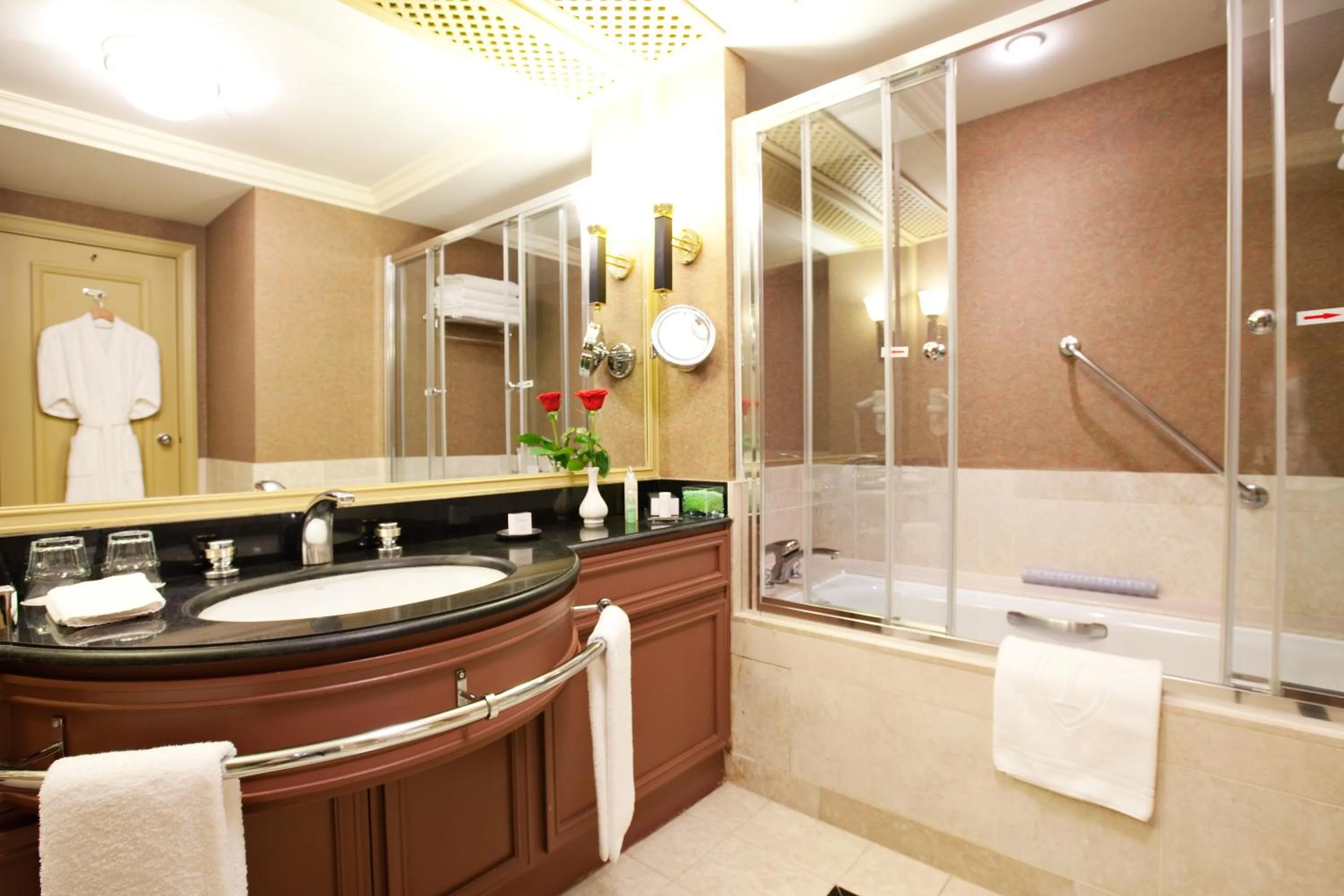 Bathroom in InterContinental Almaty by IHG