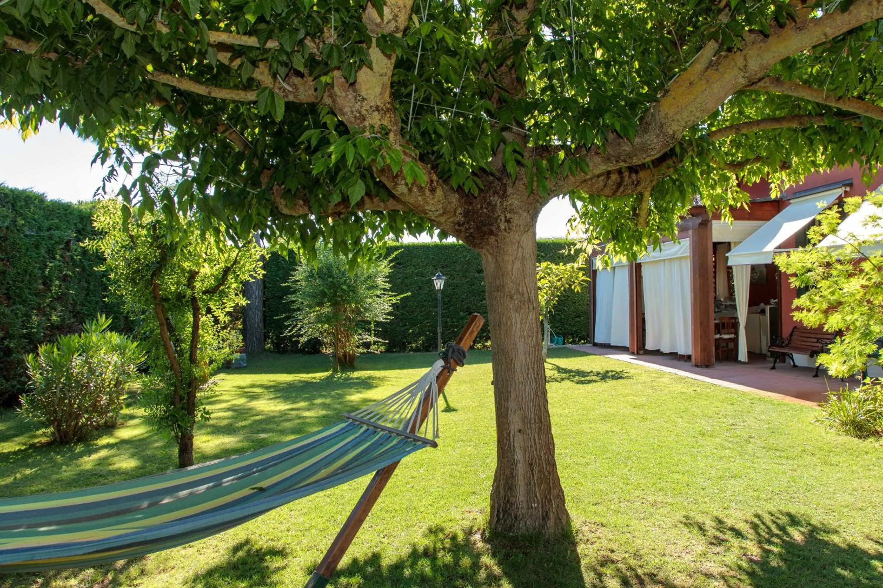 Garden view in B&B A Casa di Marta