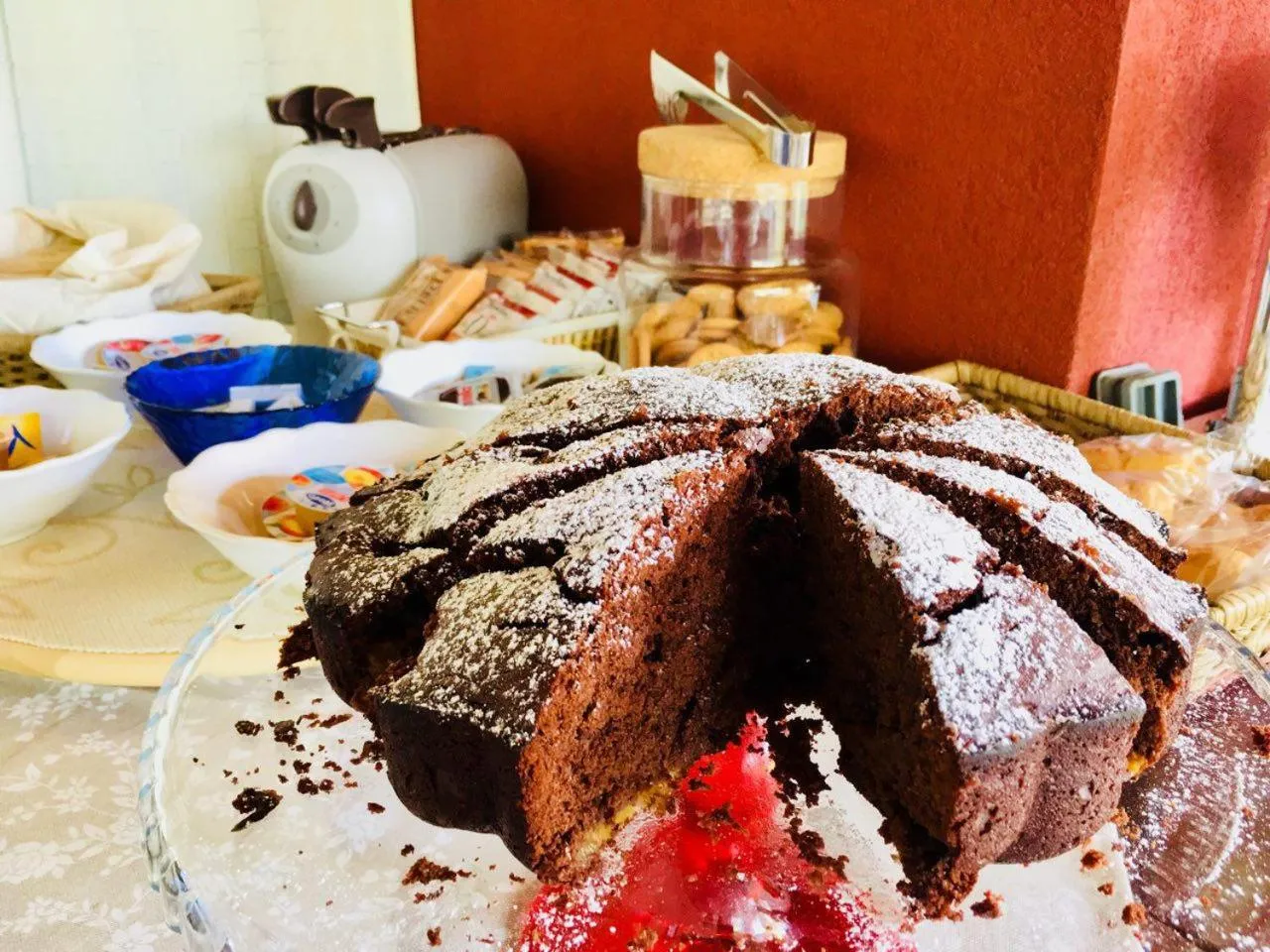 Buffet breakfast in B&B A Casa di Marta