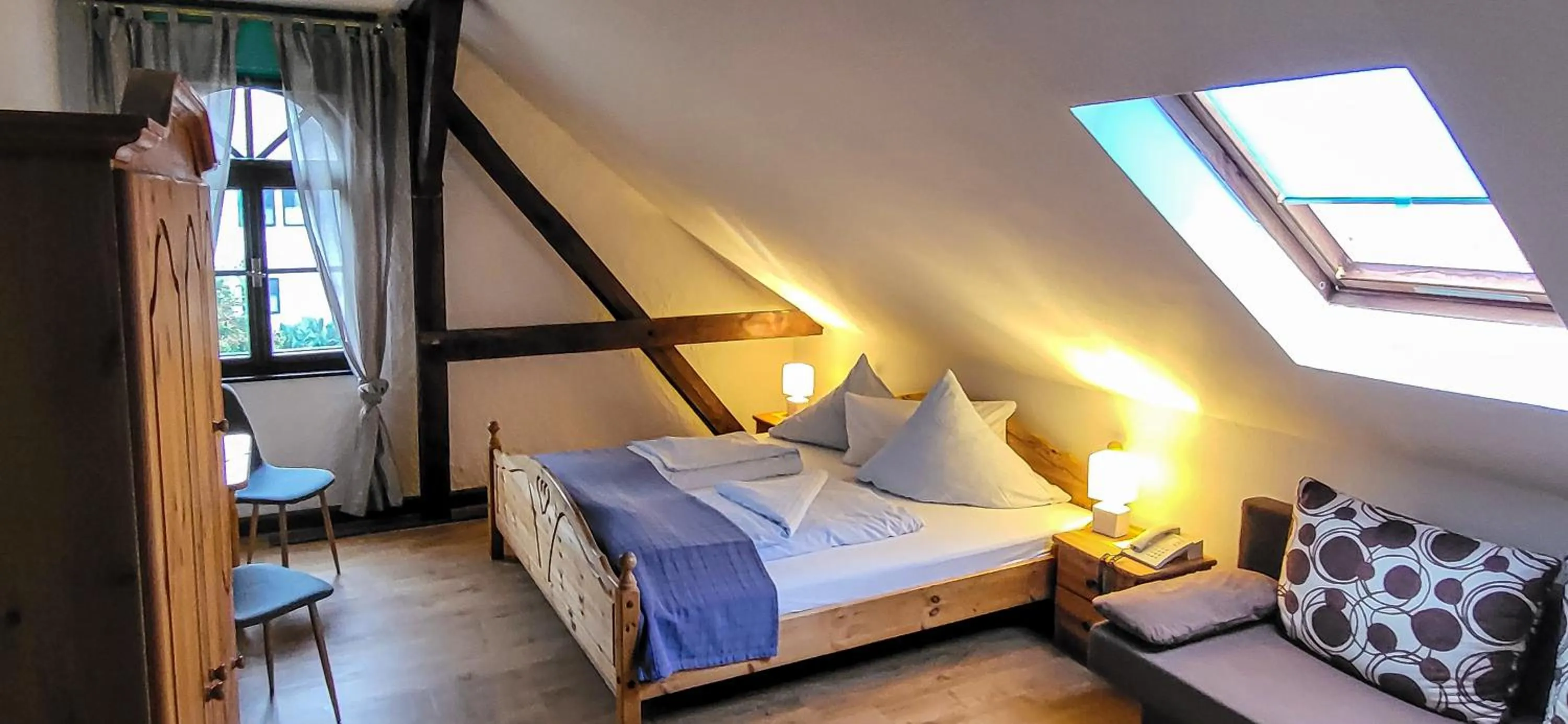 Photo of the whole room, Bed in Spreewaldhotel Garni Raddusch