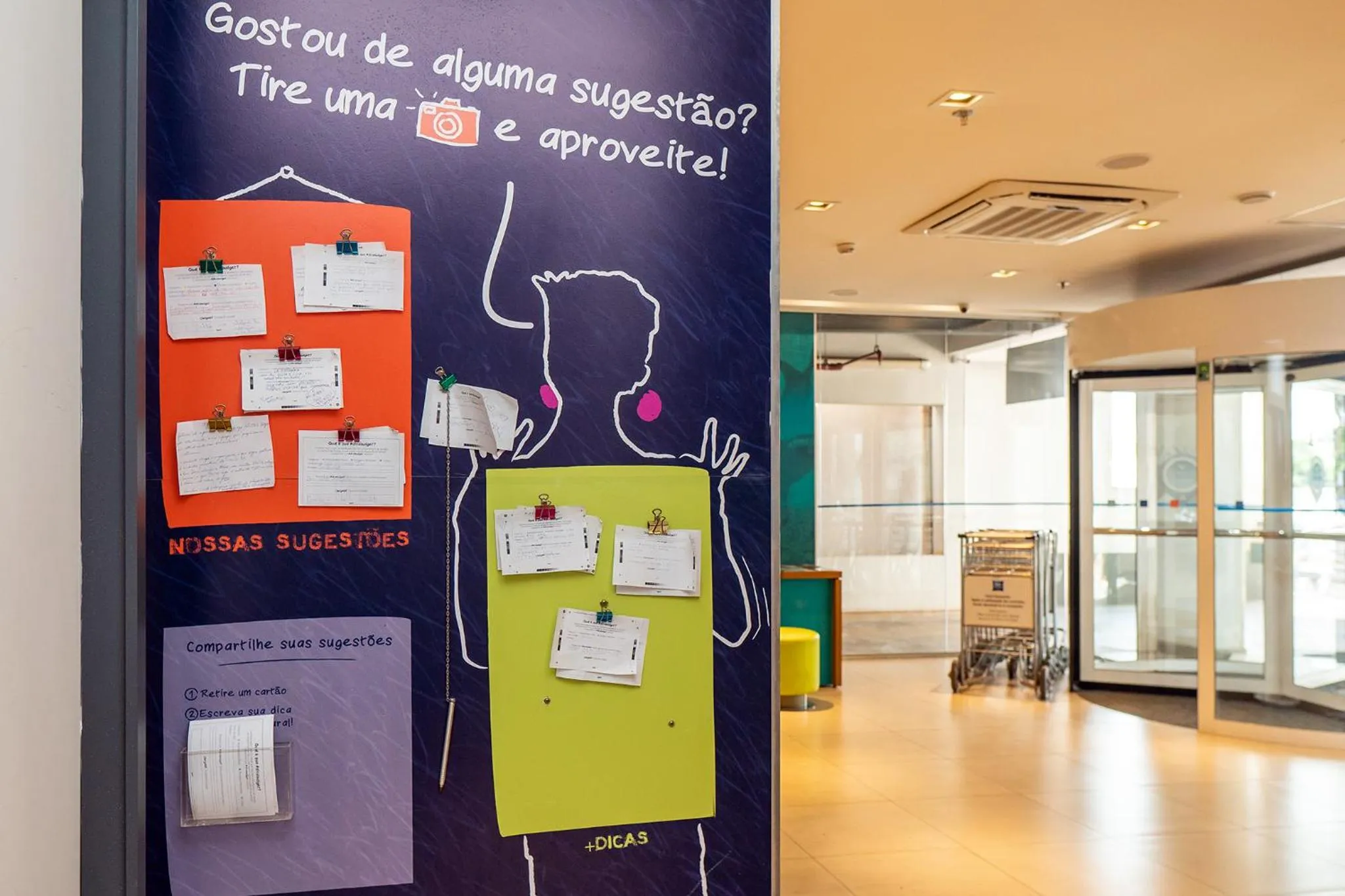 Lobby or reception in ibis budget Foz do Iguaçu