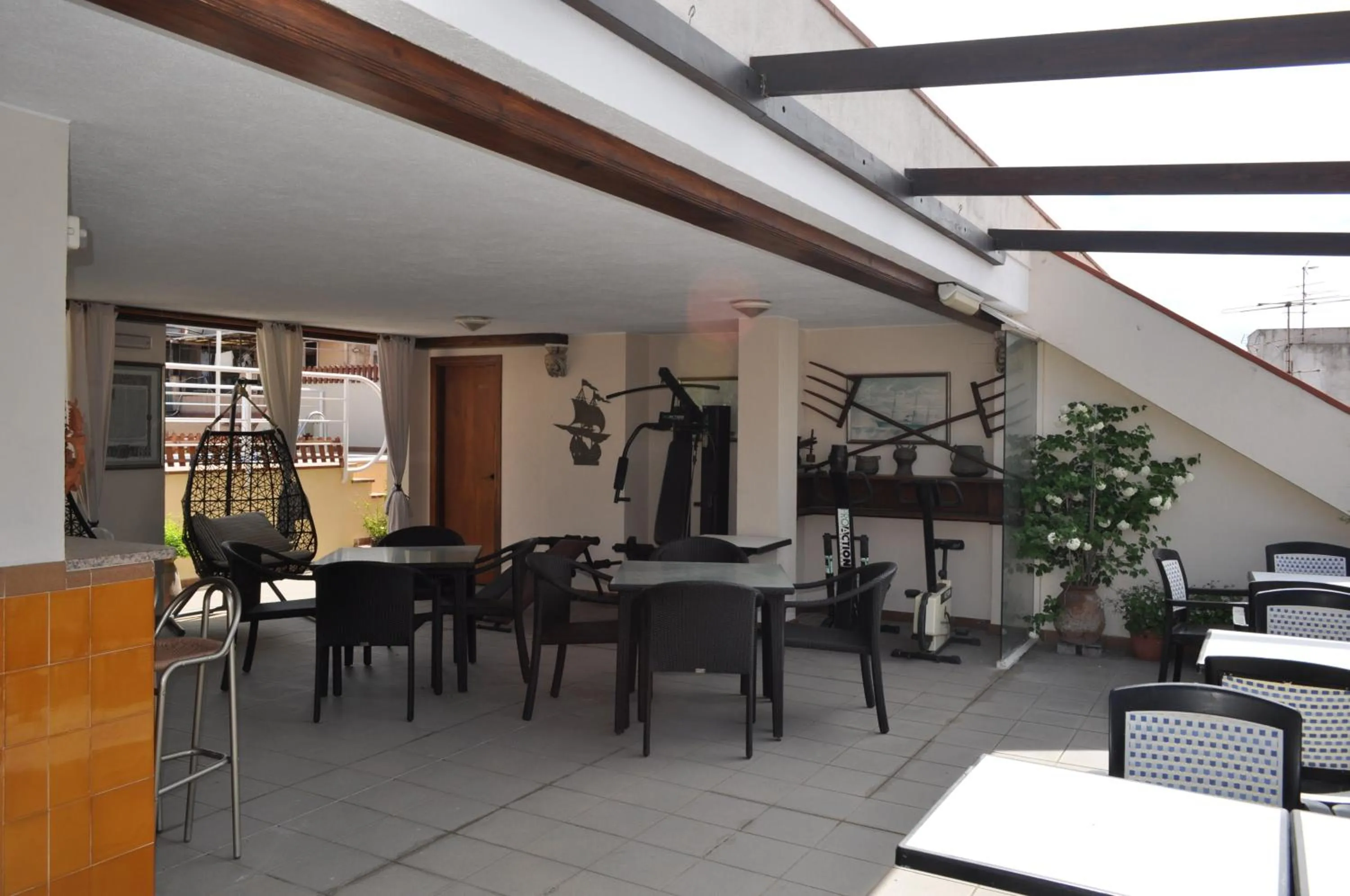 Solarium in Hostal Vila del Mar