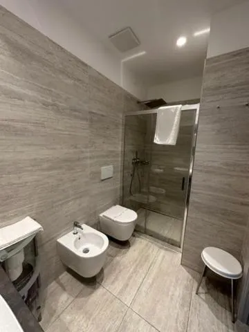 Shower in Athos Hotel