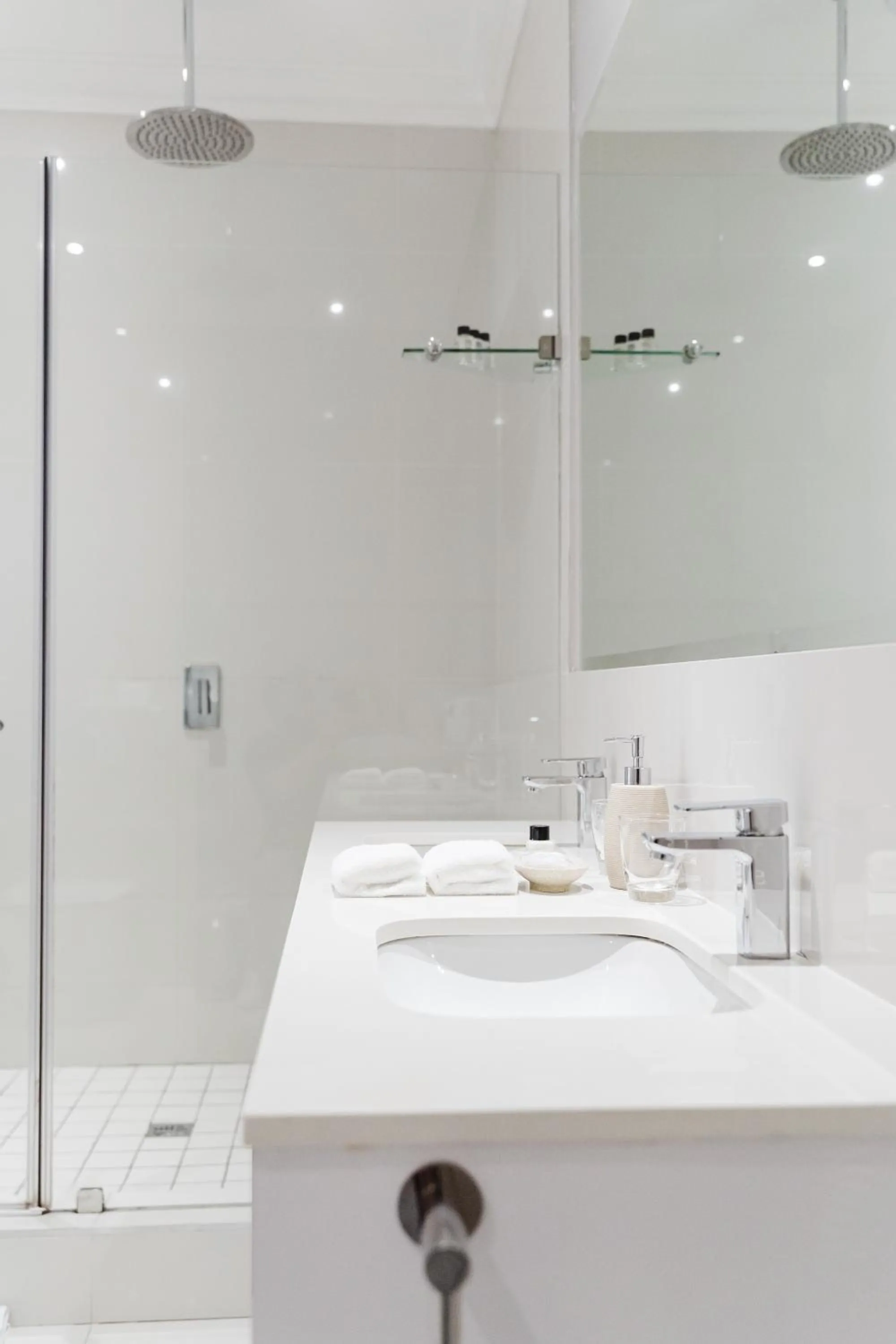 Shower in Cloud 9 Boutique Hotel and Spa