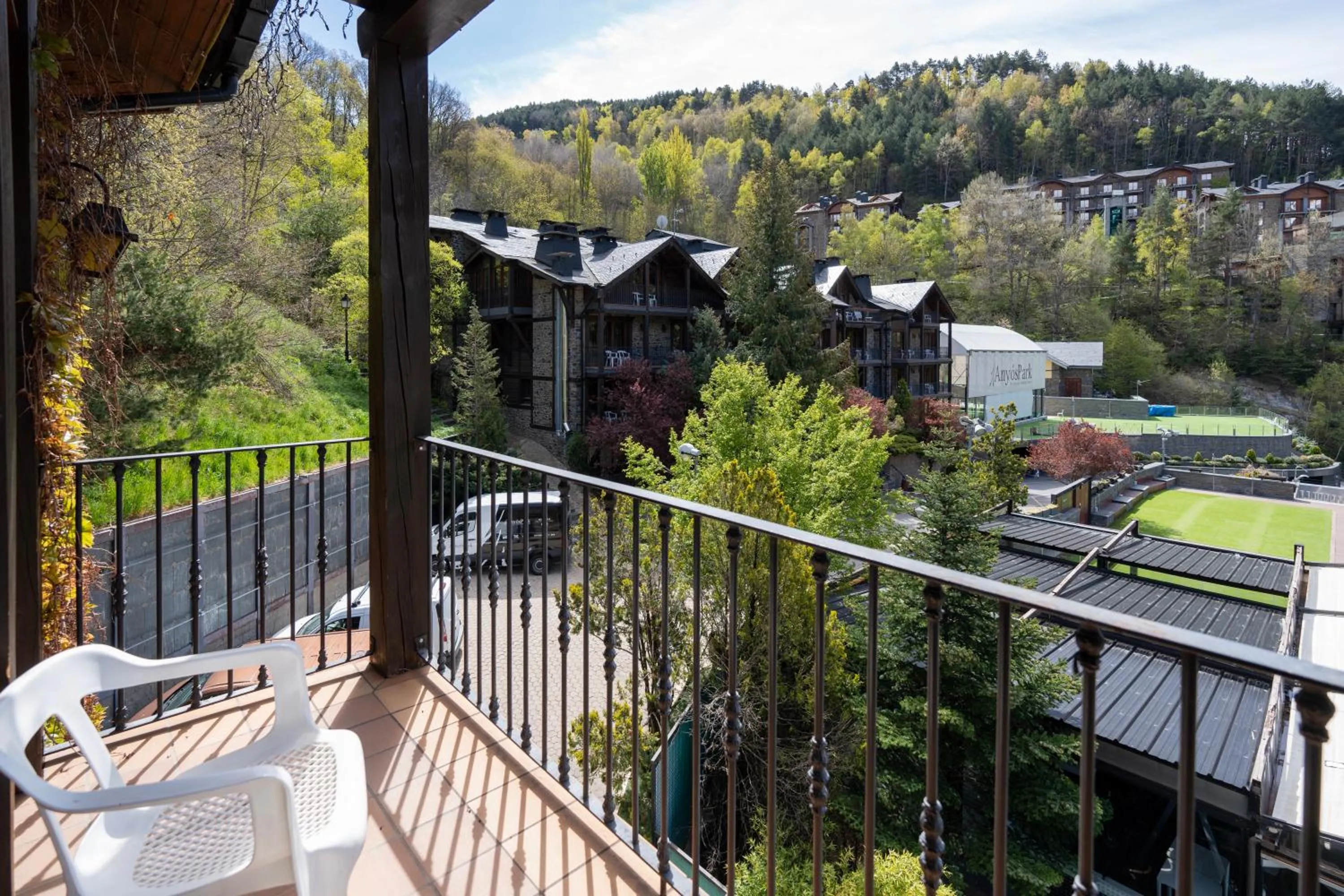 Balcony/Terrace in Aparthotel AnyosPark Mountain & Wellness Resort