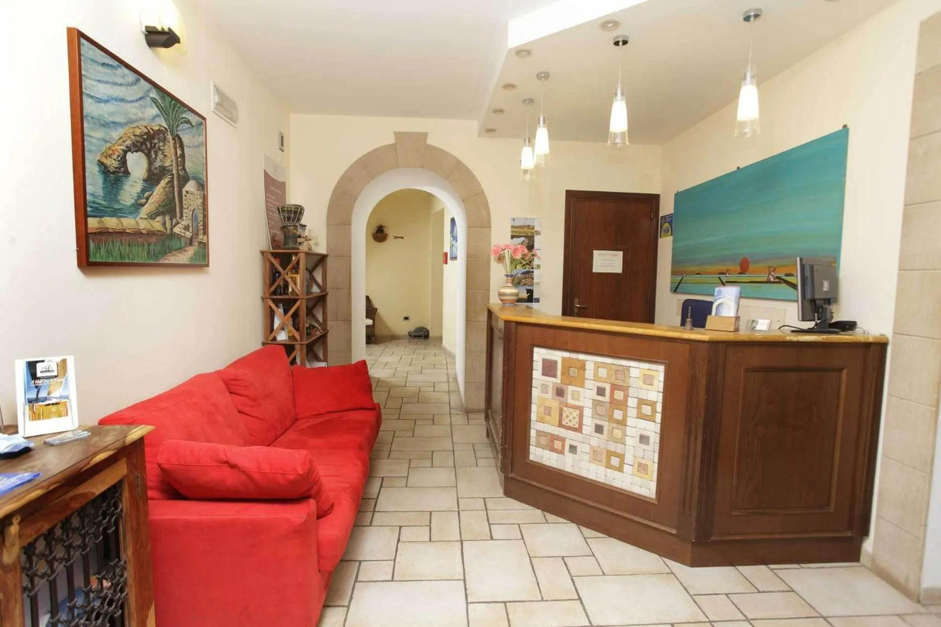 Lobby or reception in Albergo Maccotta