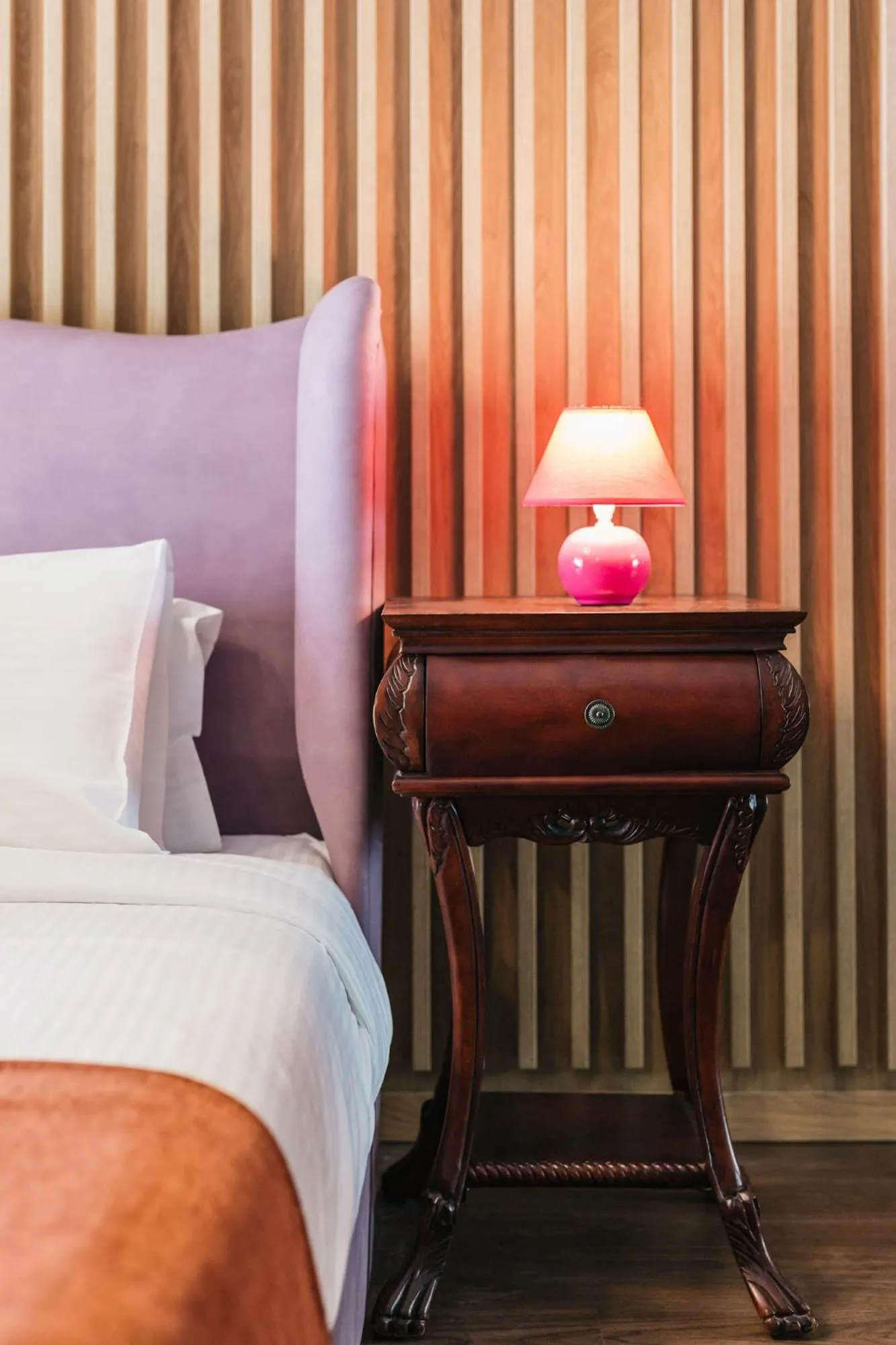 Decorative detail, Bed in Ladadika Design, Philian Hotels and Resorts