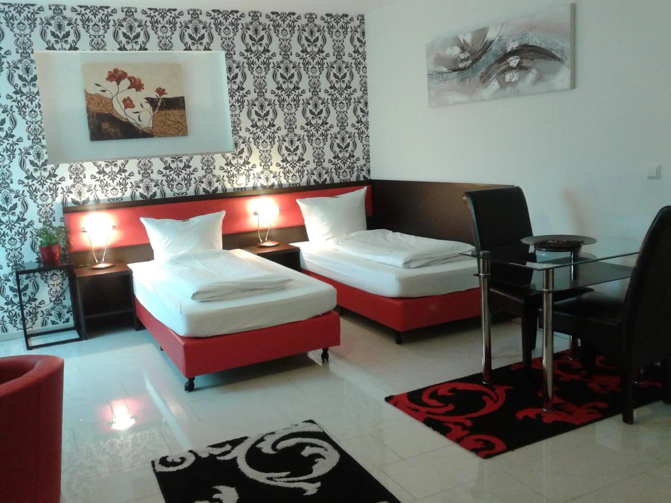 Bedroom, Bed in Cityhotel Ahlen Garni