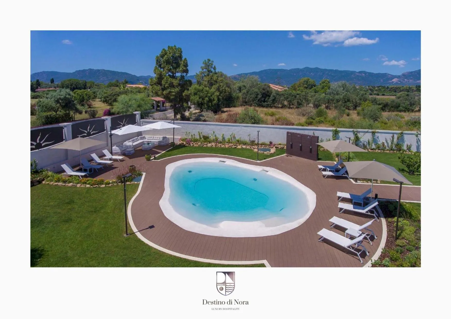 Bird's eye view in Destino di Nora