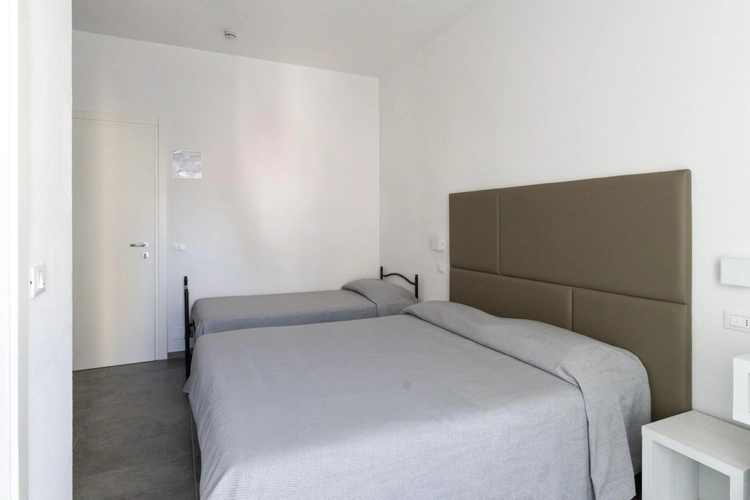 Bed in Hotel Eugenio