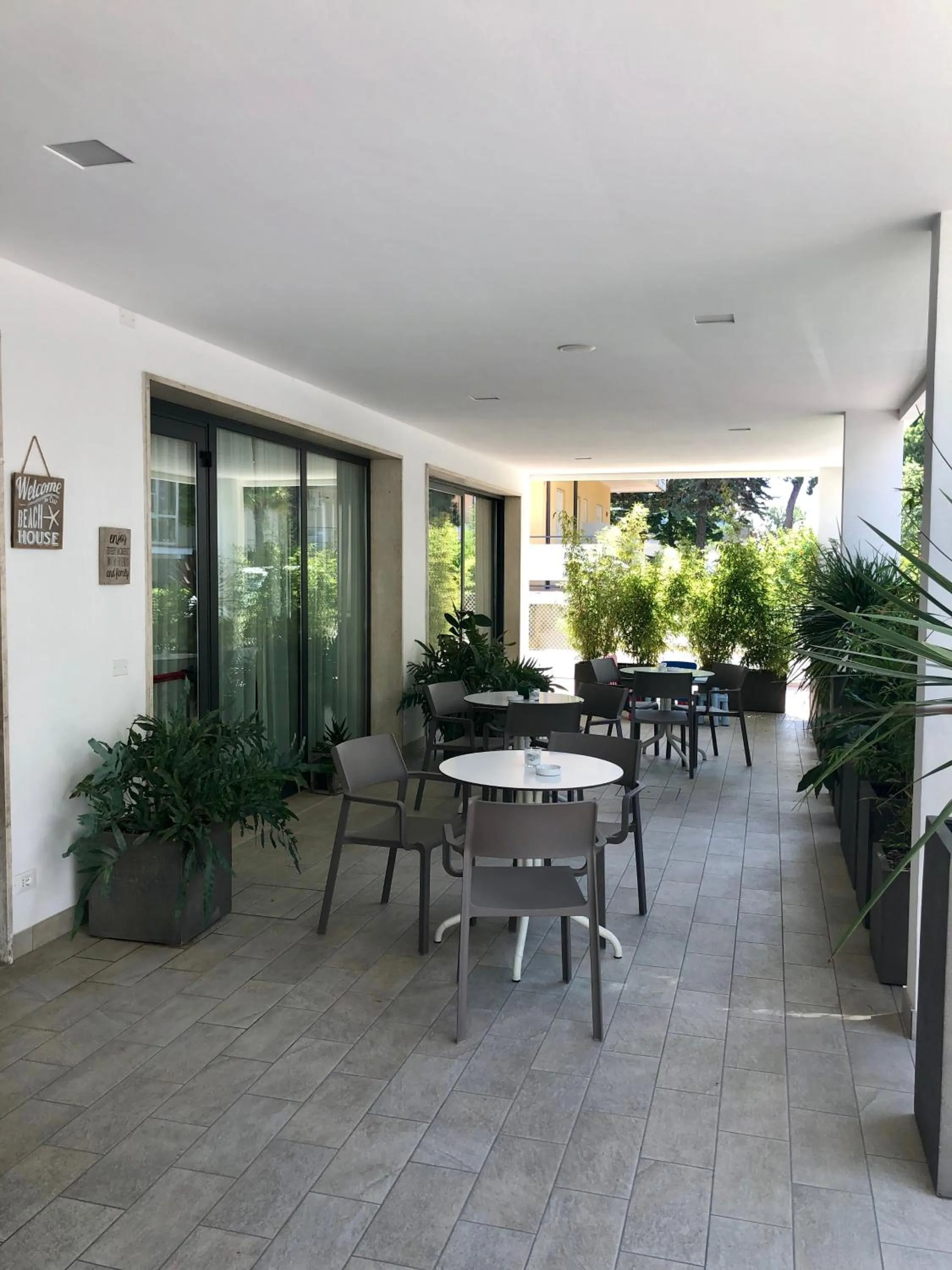 Patio in Hotel Eugenio