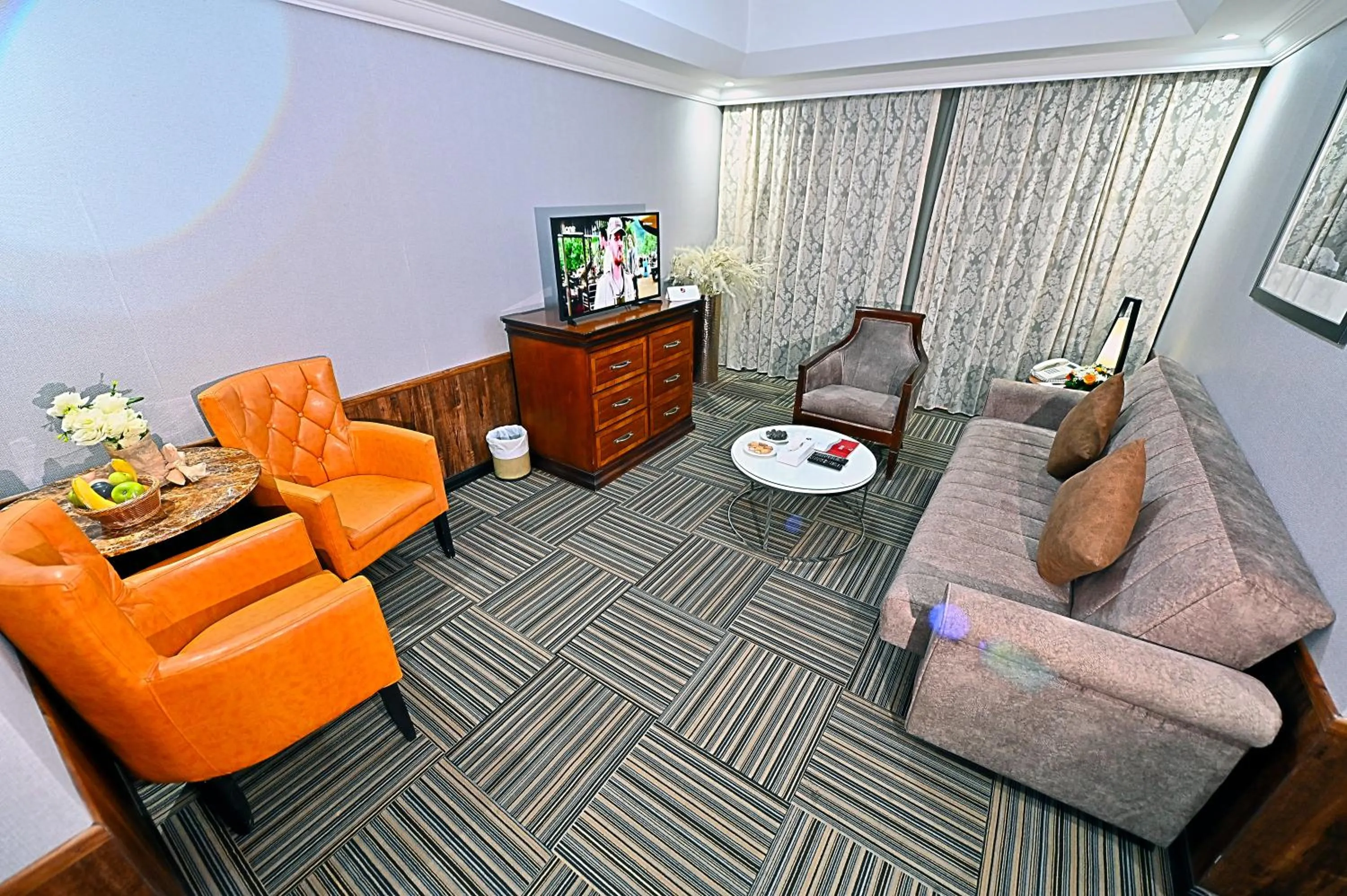 Living room in Ewan Ajman Suites Hotel