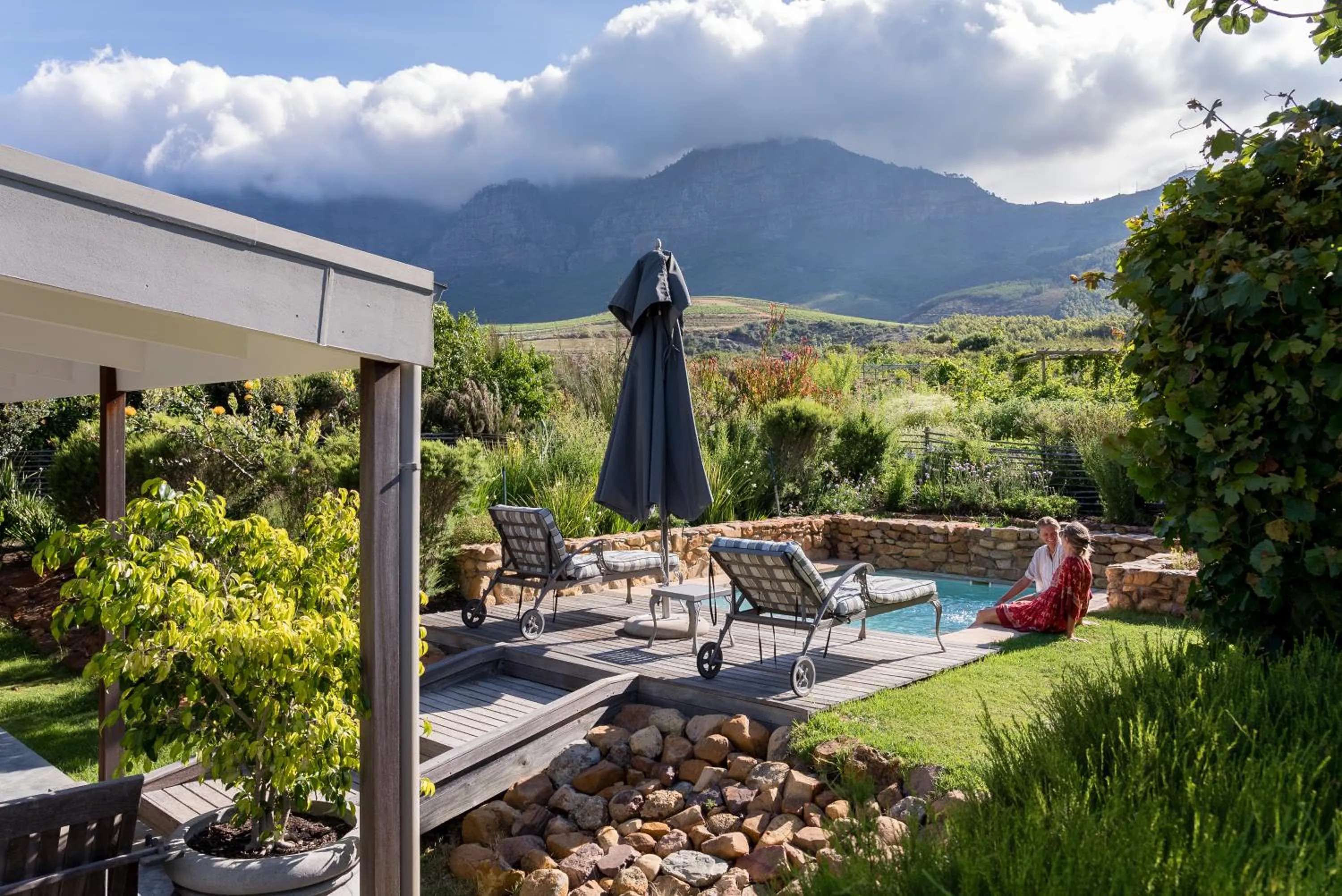 Garden view in Angala