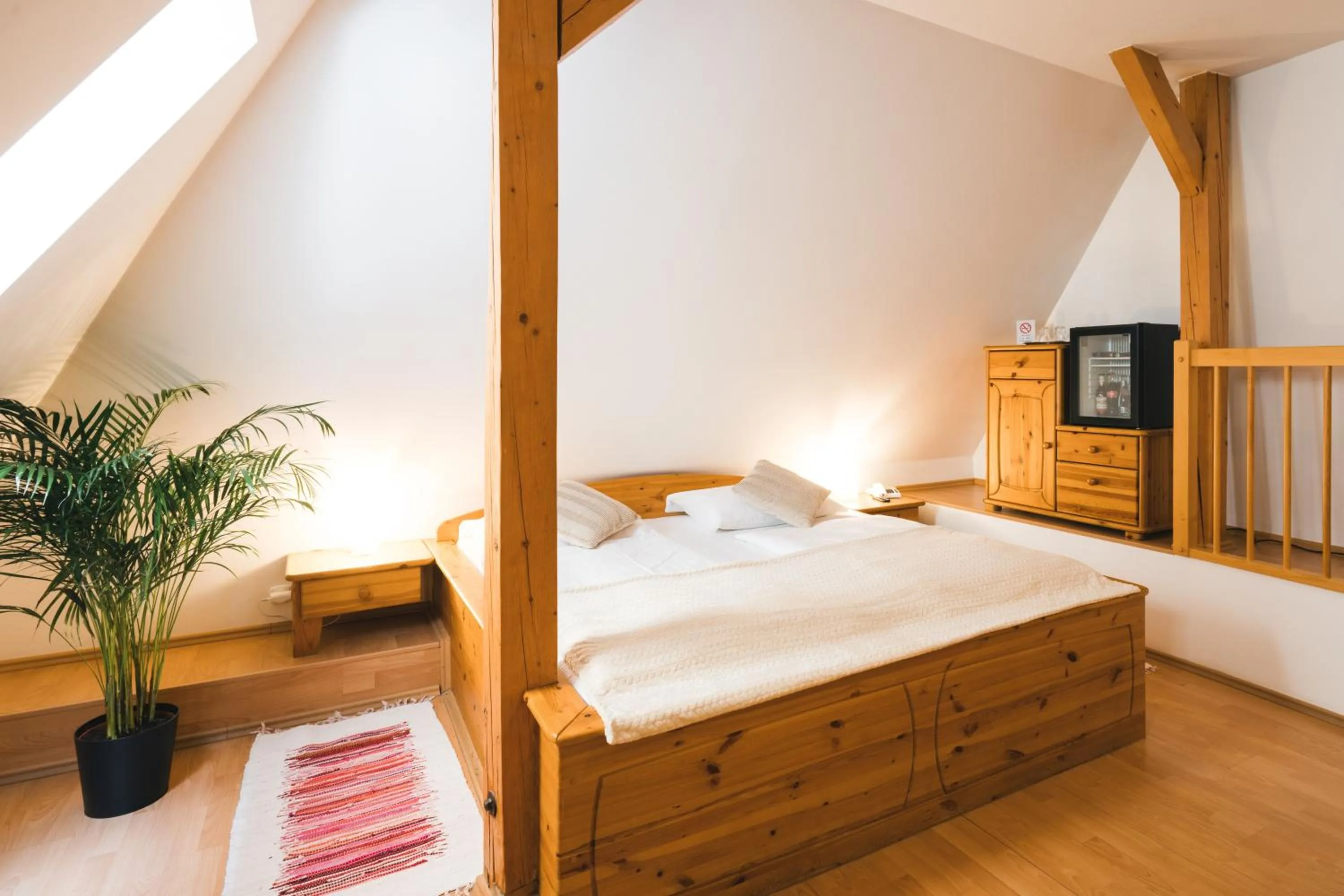 Bed in Hotel Zlaty Andel