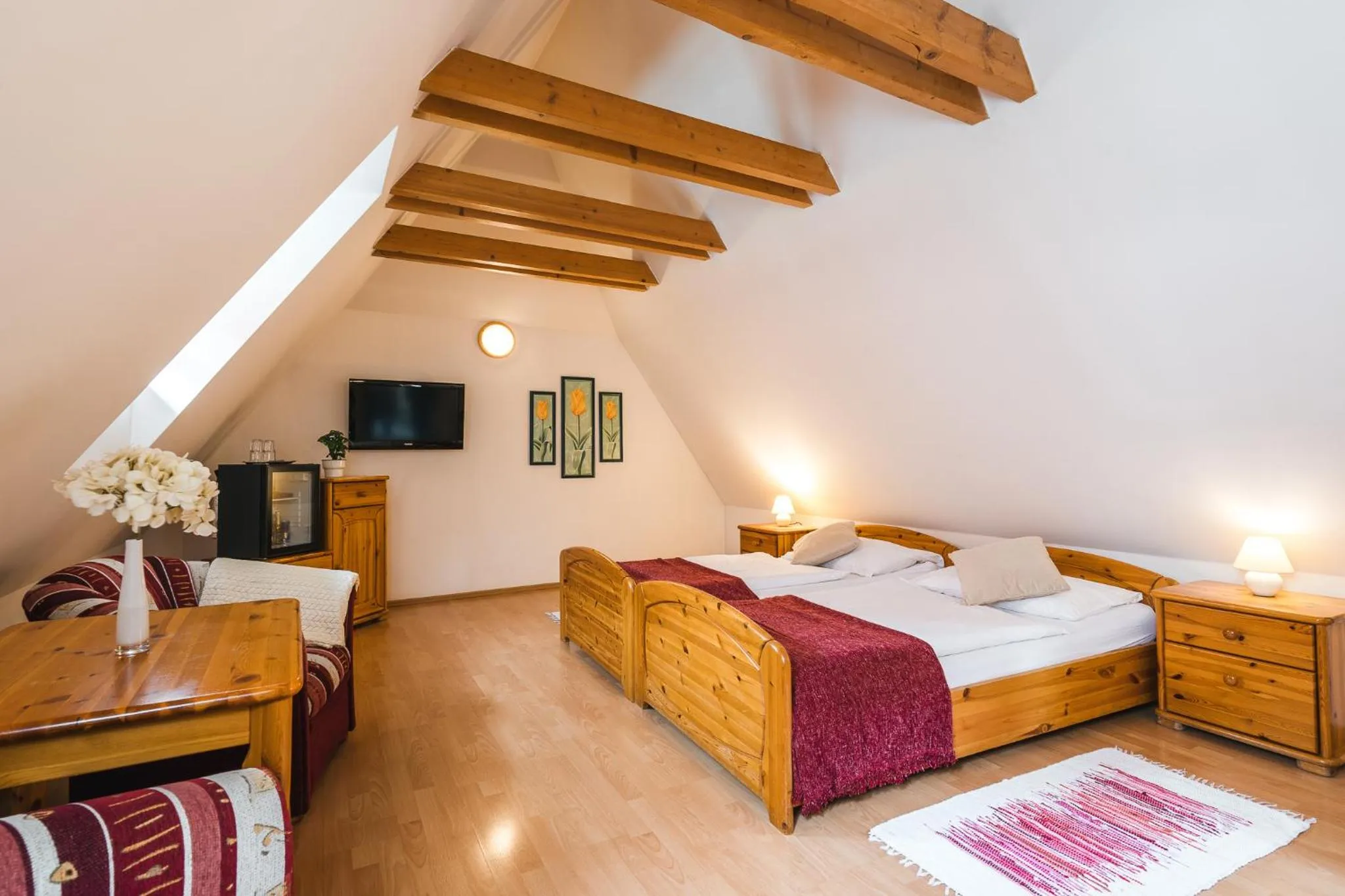 Bed in Hotel Zlaty Andel