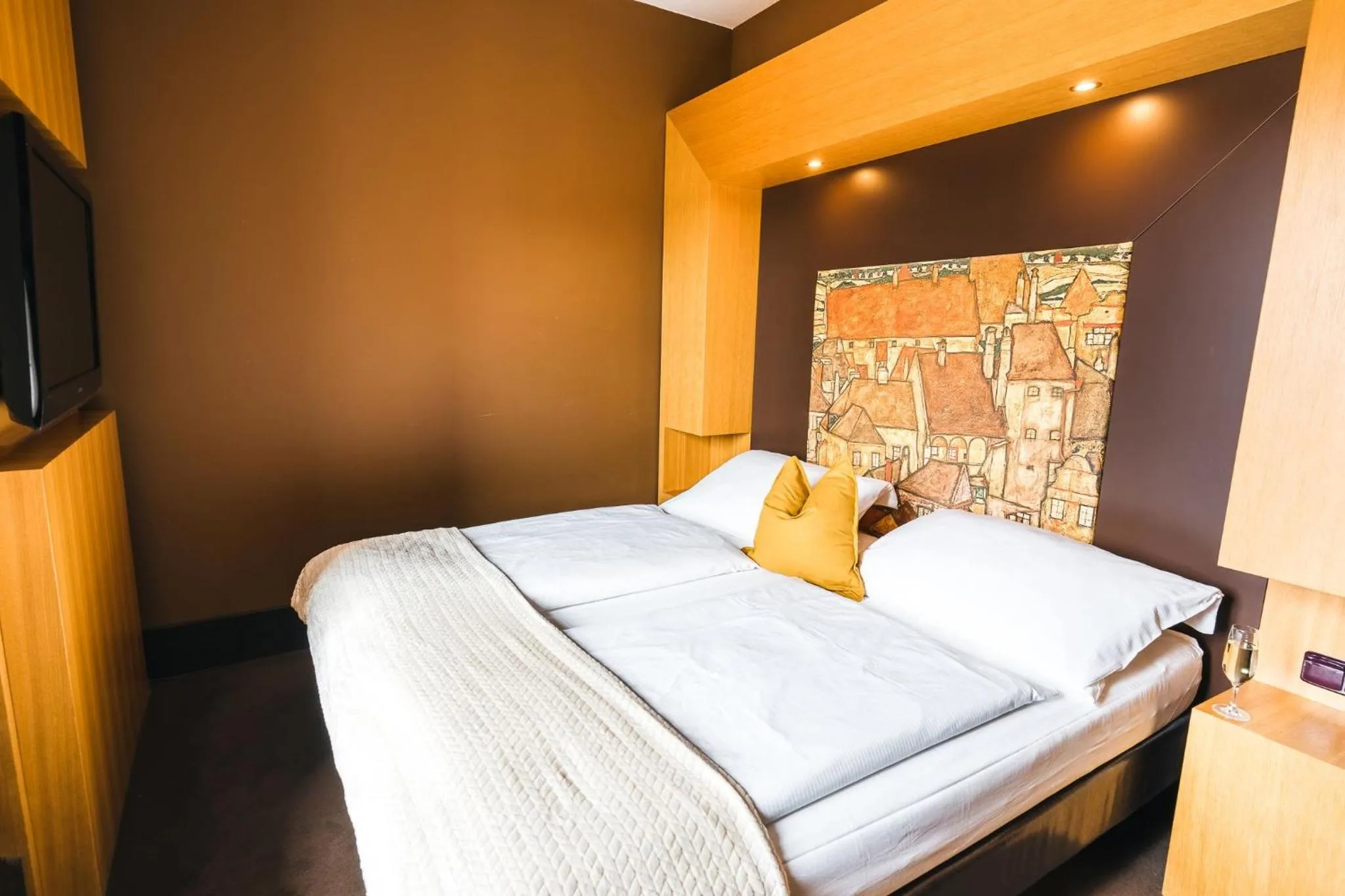 Bed in Hotel Zlaty Andel