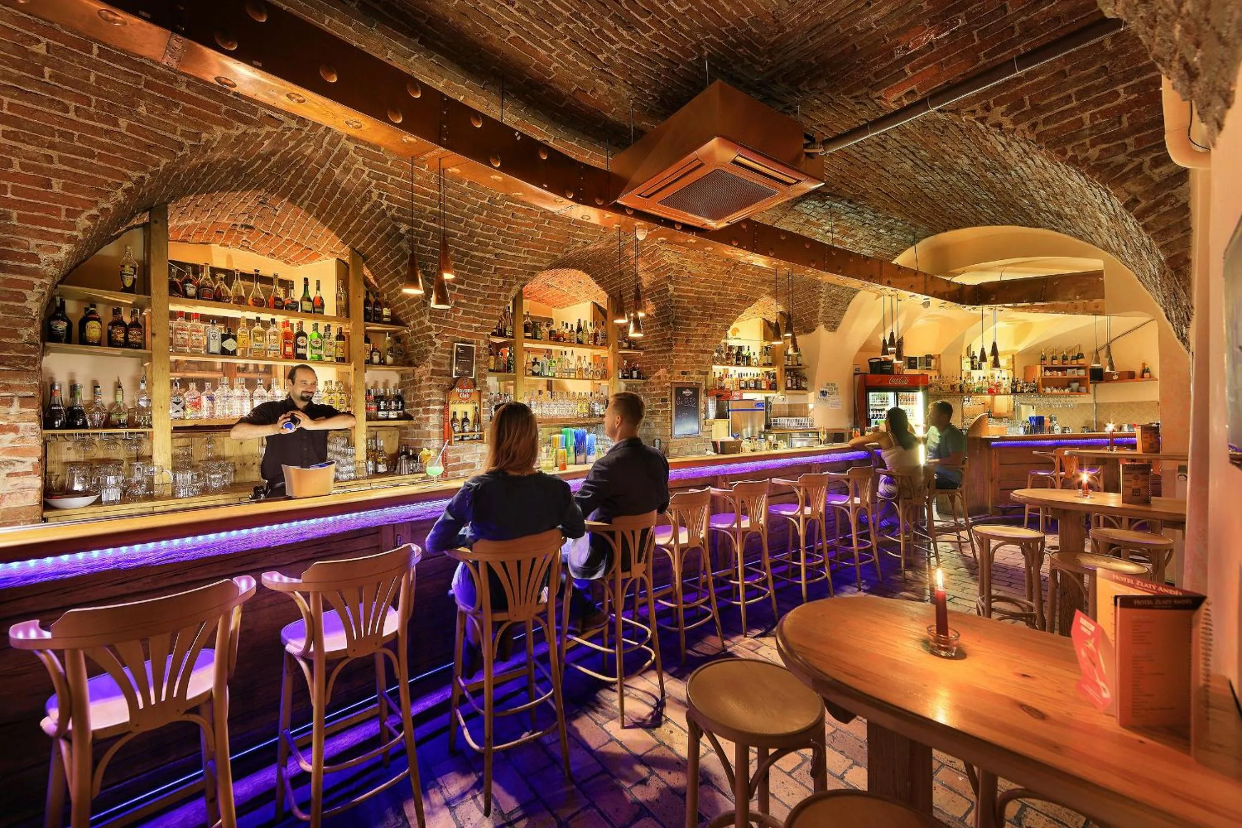 Lounge or bar in Hotel Zlaty Andel