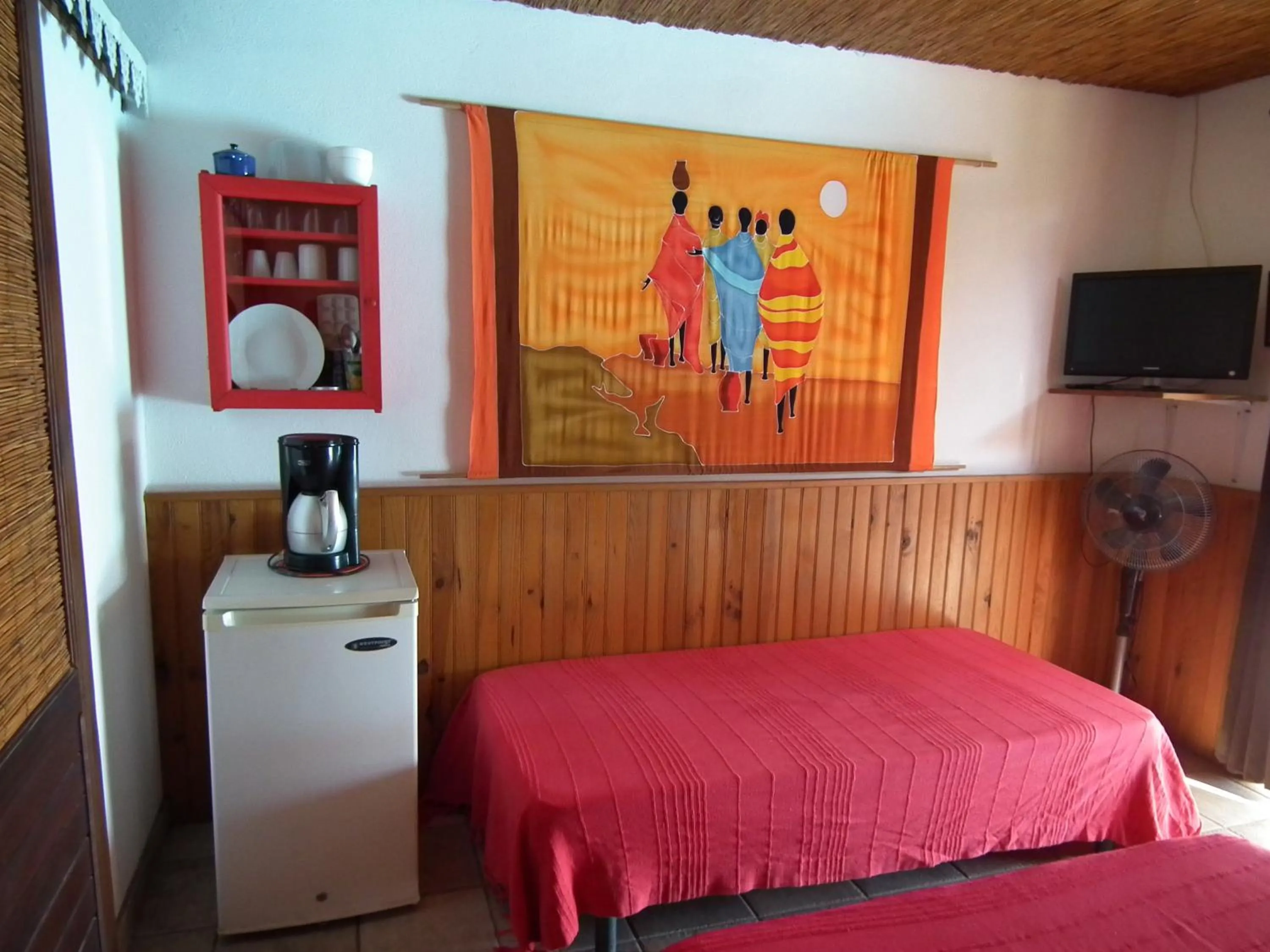 Bed in Le Cardinal des Grands Bleus