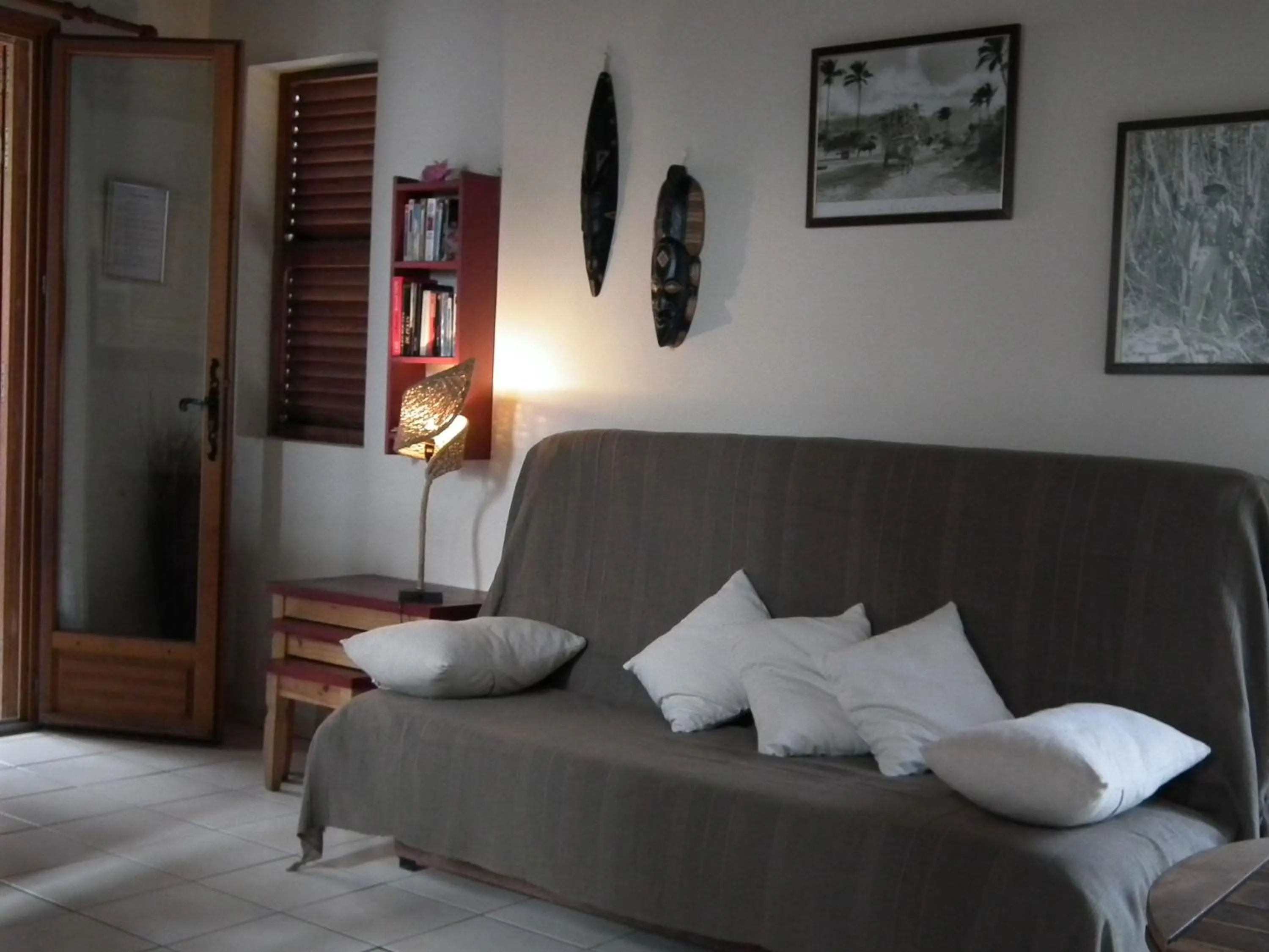 Bed in Le Cardinal des Grands Bleus