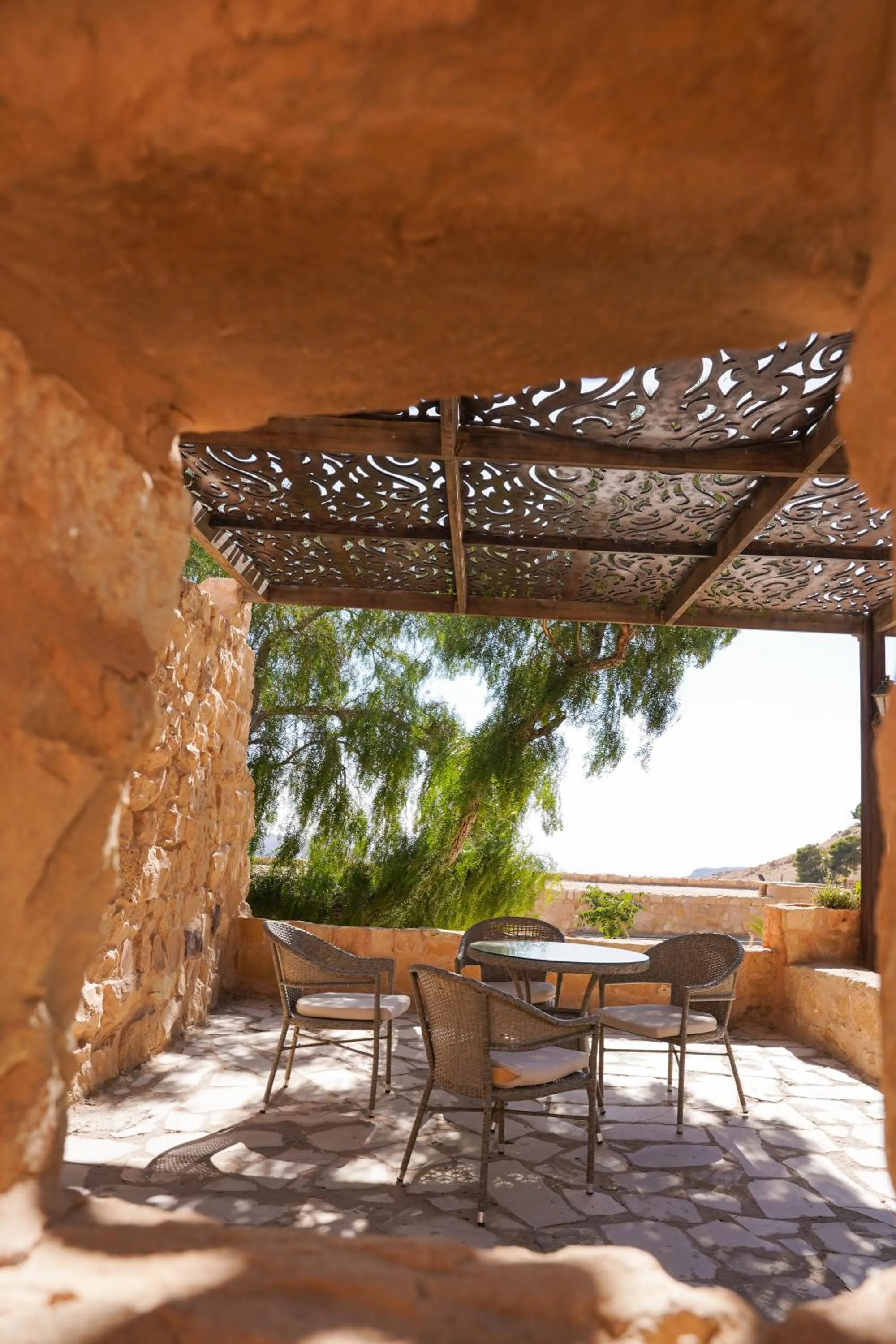 Patio in Hayat Zaman Hotel And Resort Petra