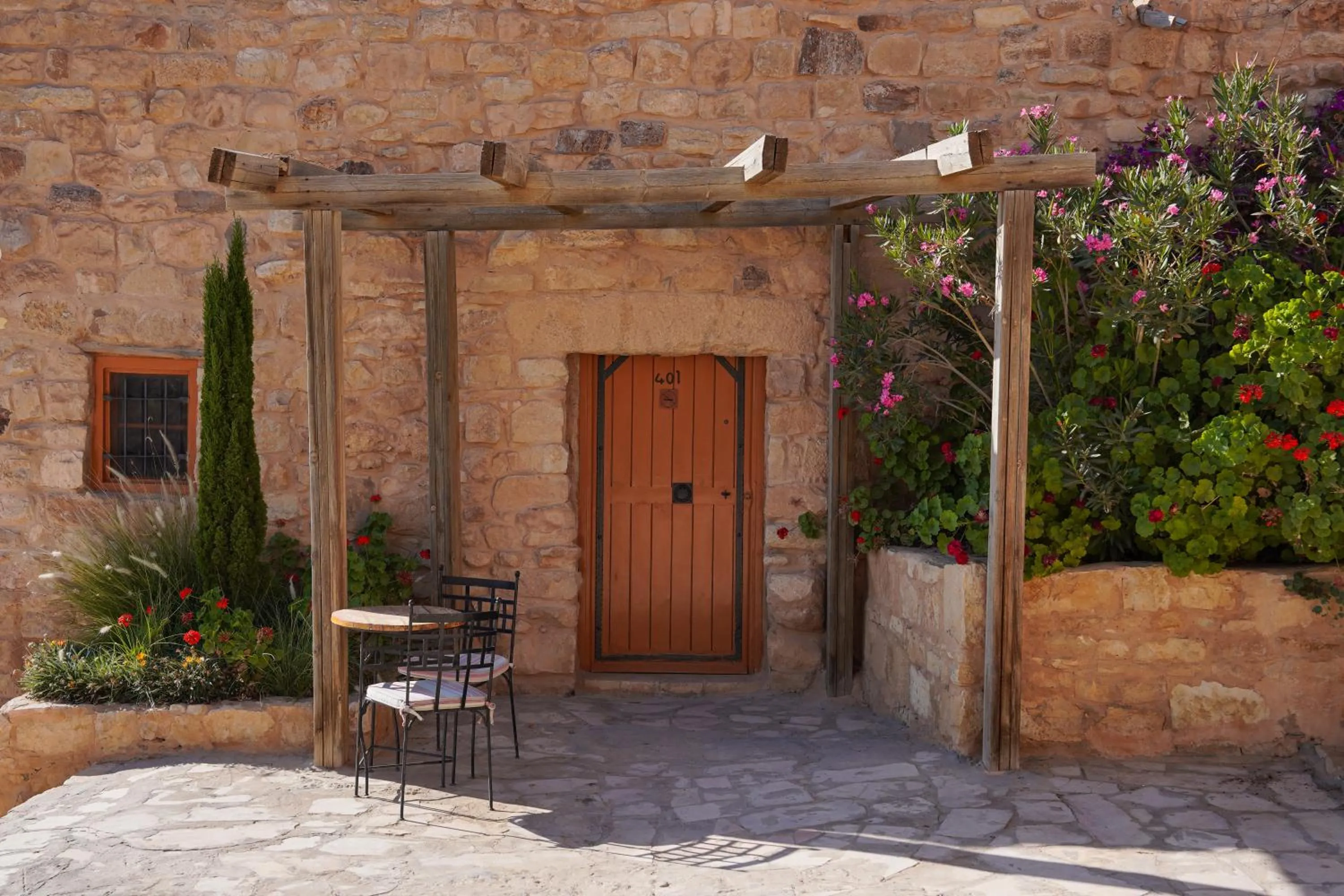 Patio in Hayat Zaman Hotel And Resort Petra