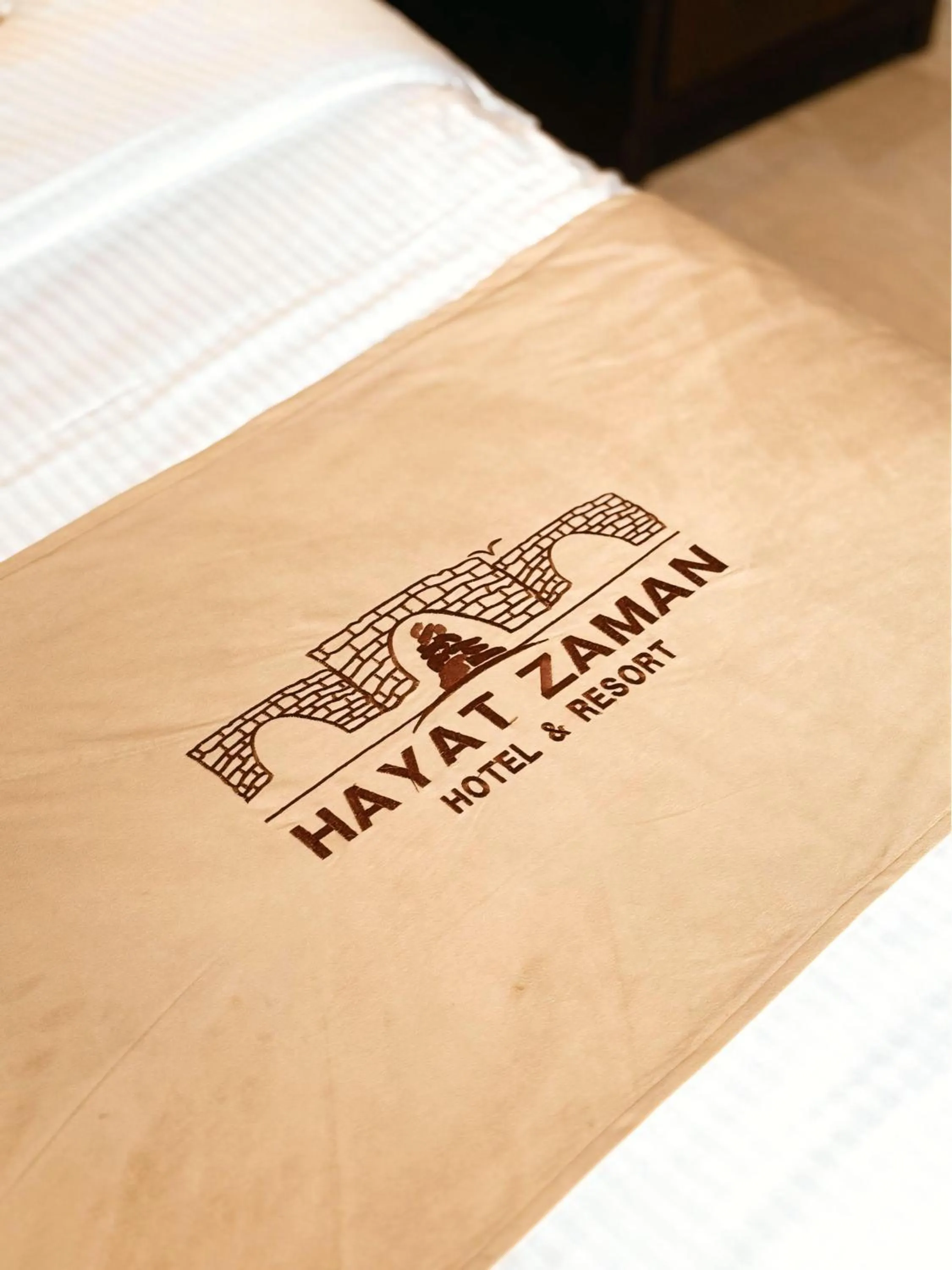 Bed in Hayat Zaman Hotel And Resort Petra