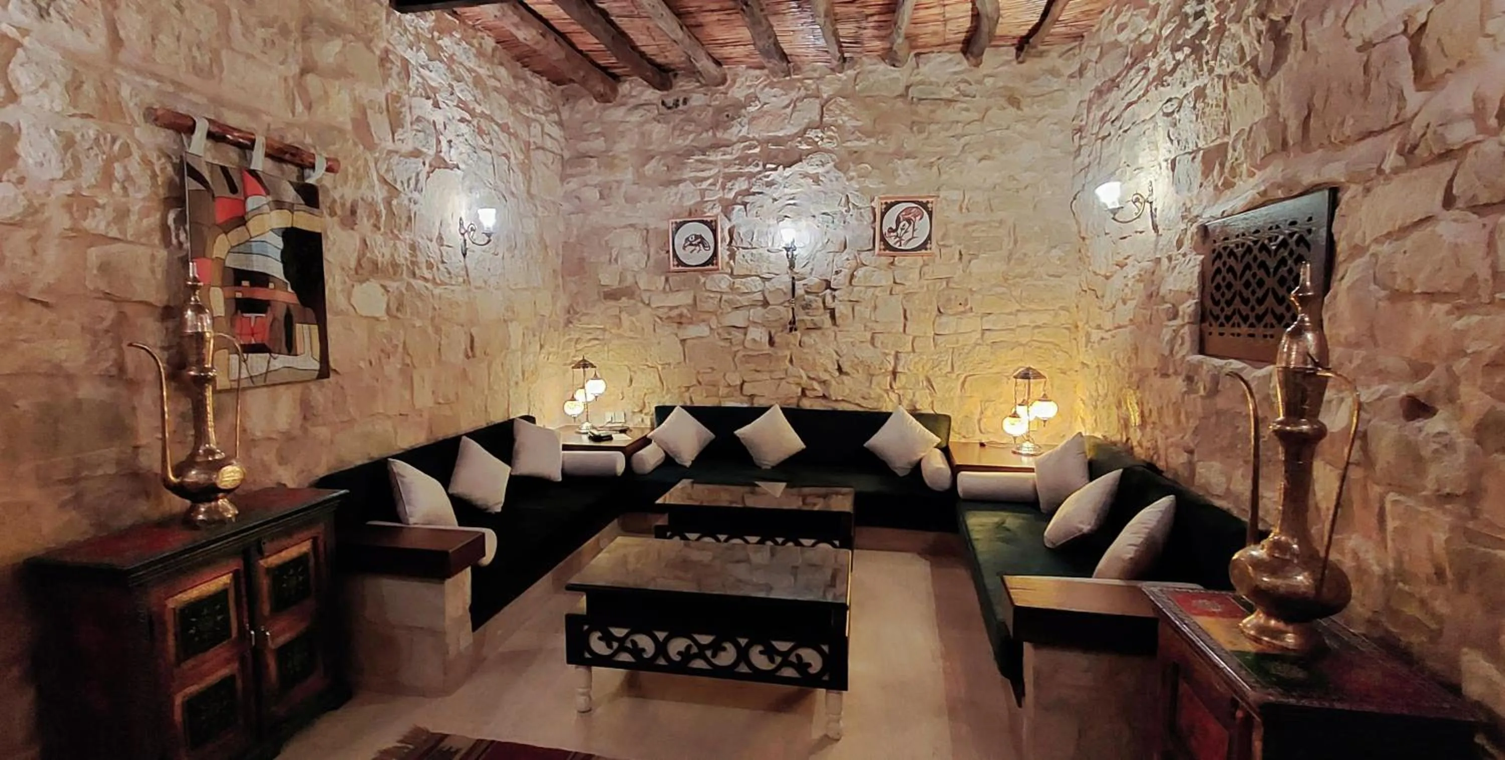 Seating area in Hayat Zaman Hotel And Resort Petra