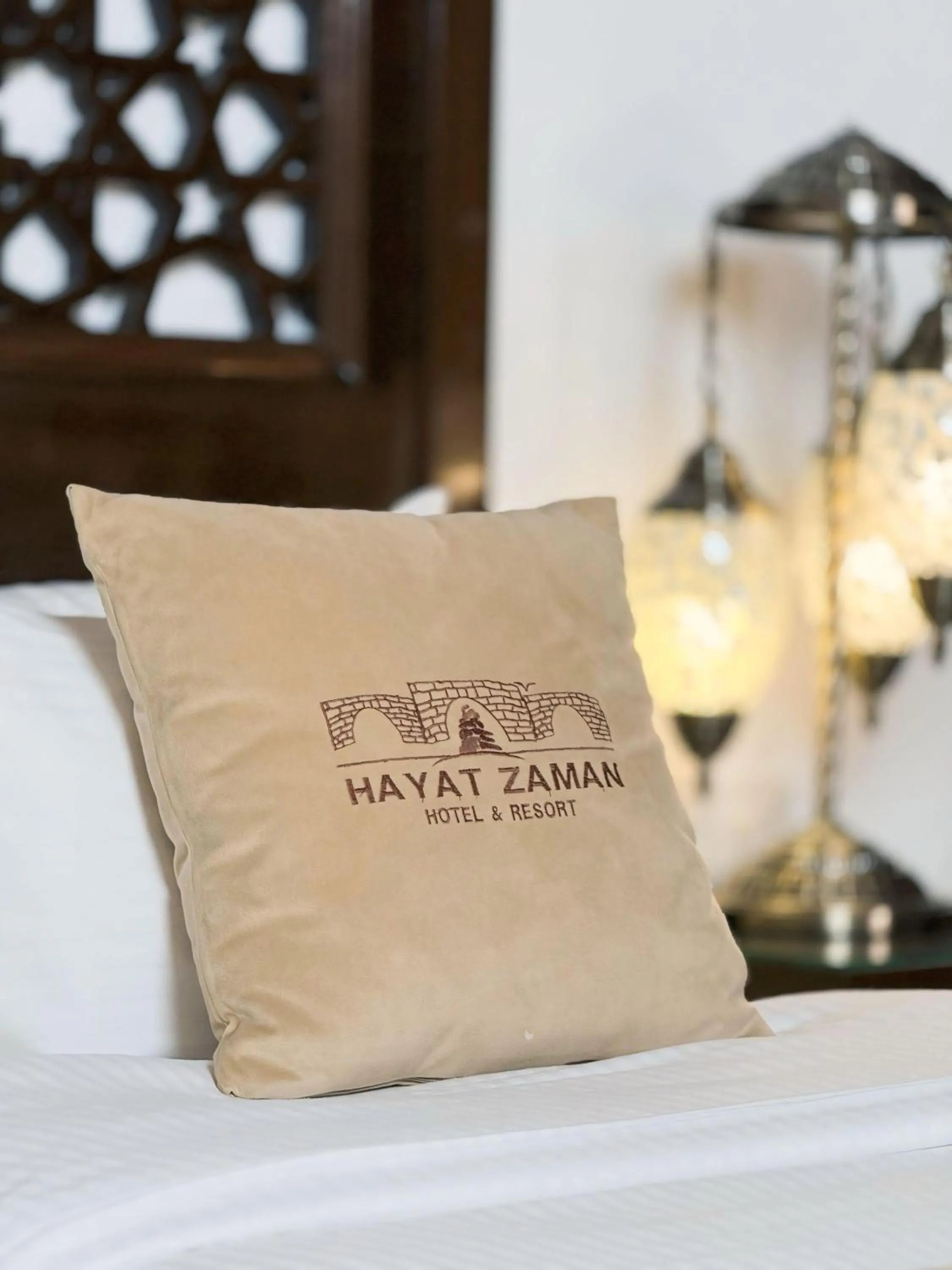 Bed in Hayat Zaman Hotel And Resort Petra