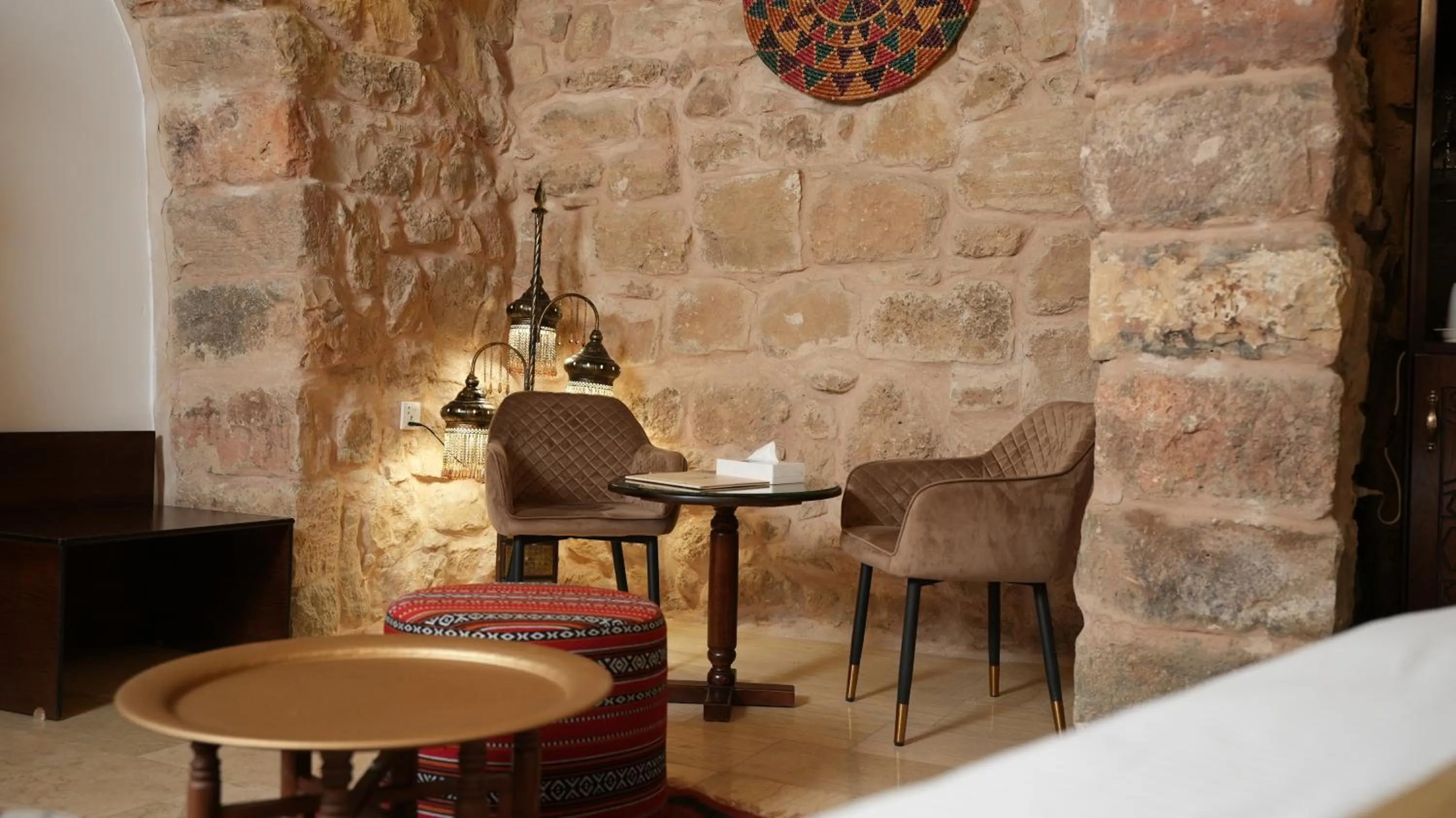 Seating area in Hayat Zaman Hotel And Resort Petra