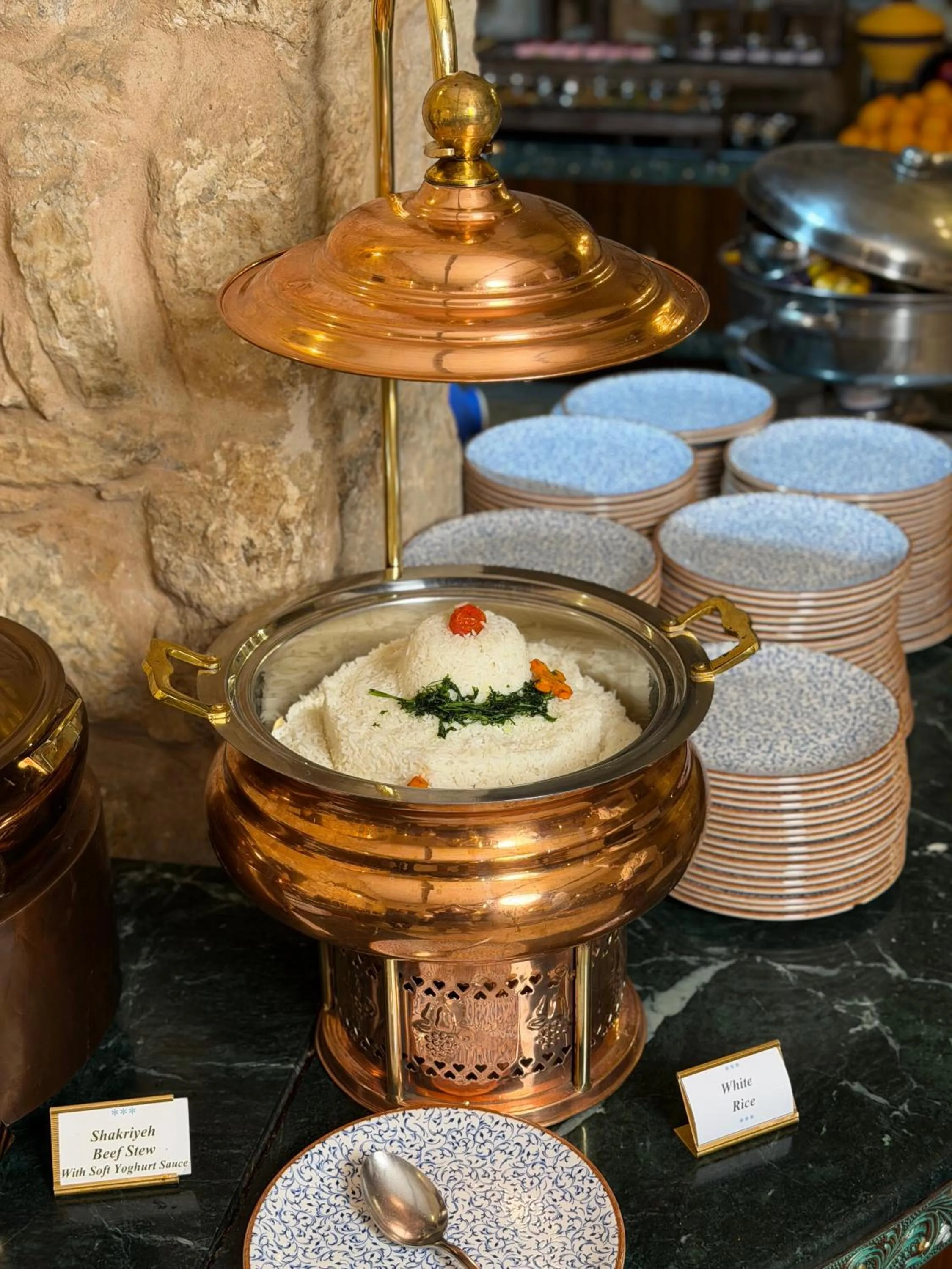 Food and drinks in Hayat Zaman Hotel And Resort Petra