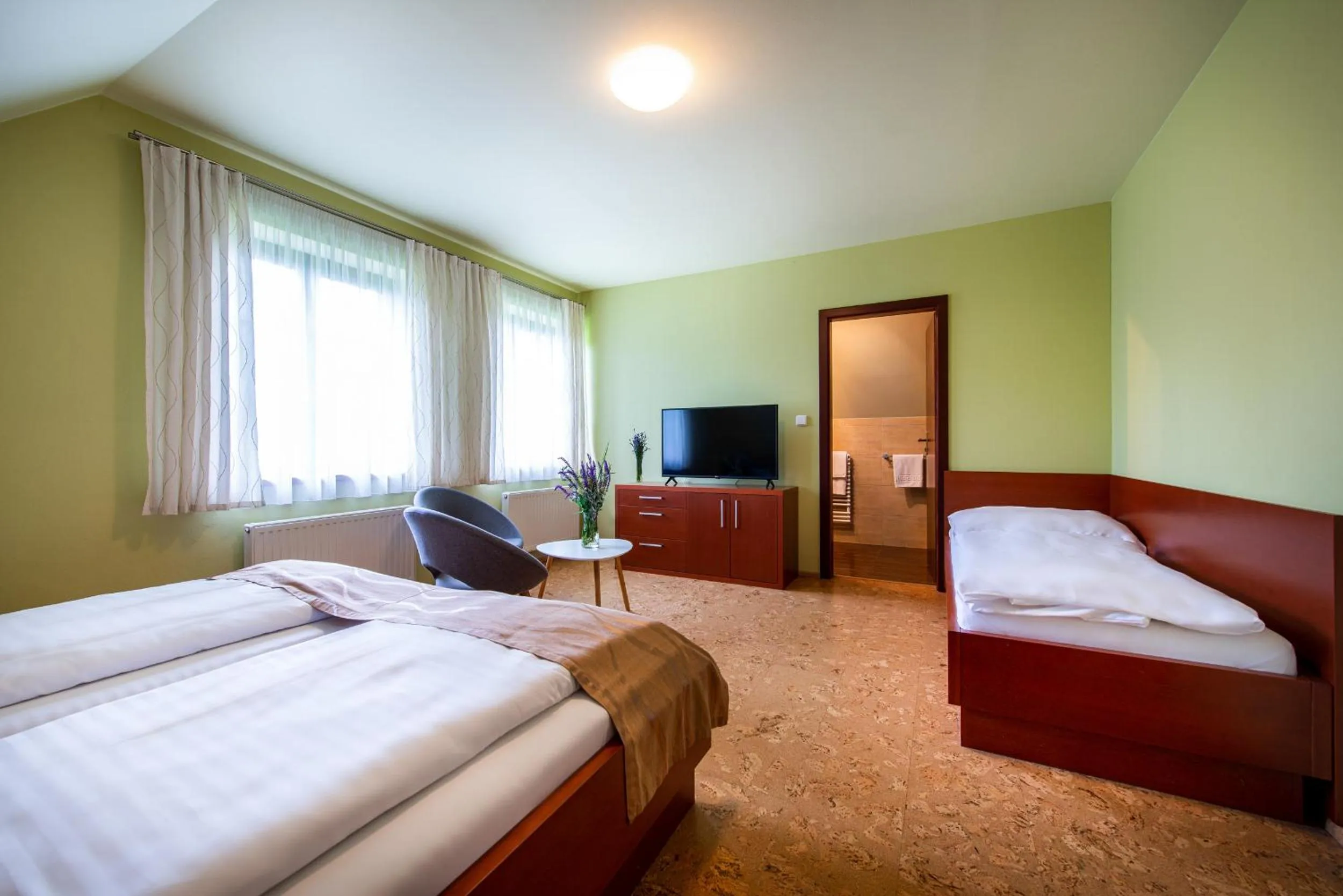 Bed in Hotel SKANZEN