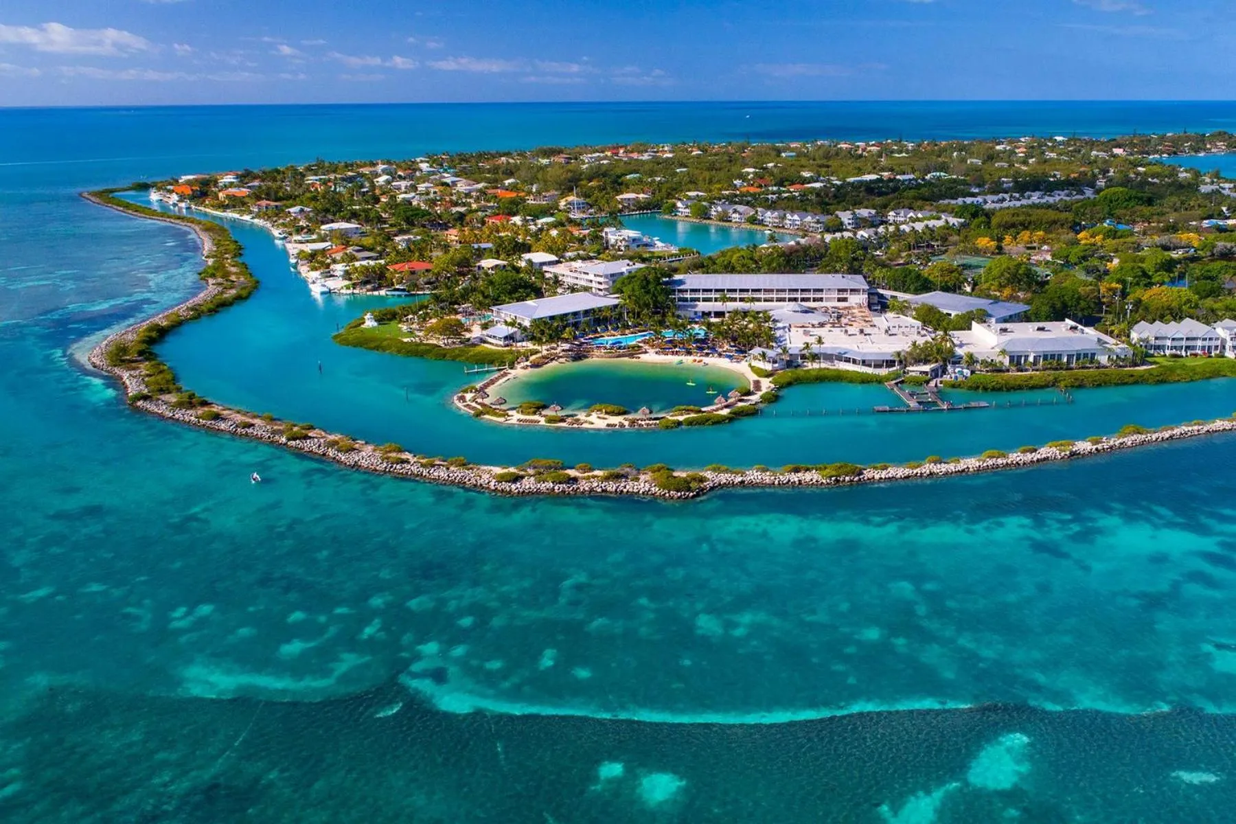 Bird's eye view in Hawks Cay Resort