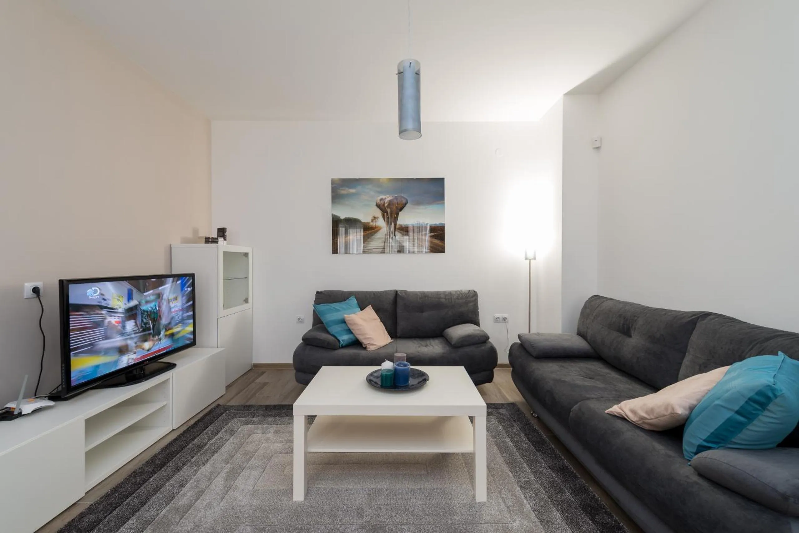 Living room in Grand Vitosha Apartments