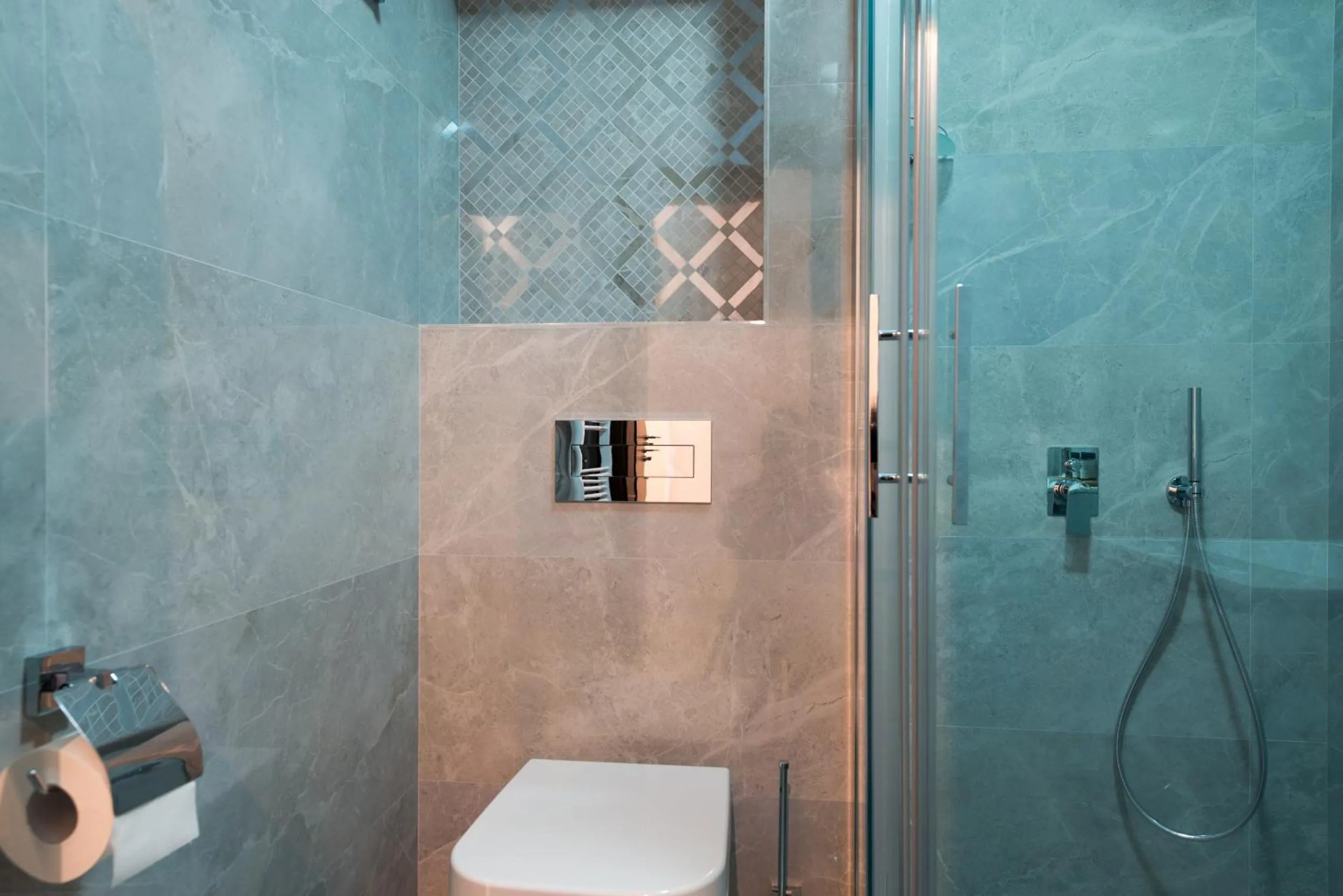 Shower in Grand Vitosha Apartments