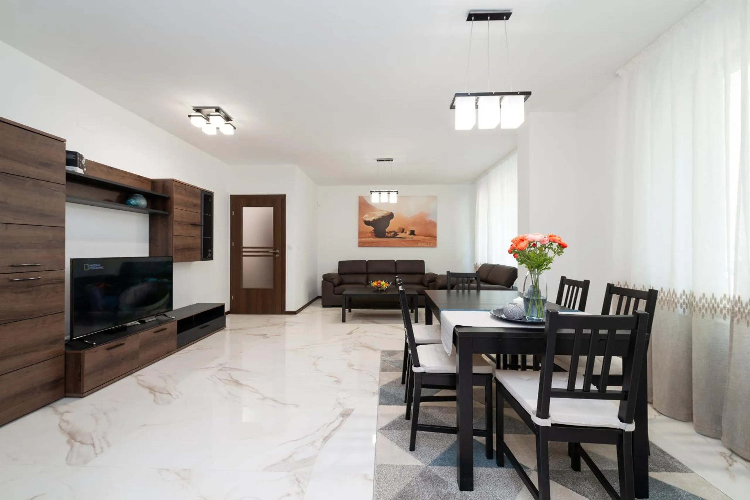 Living room in Grand Vitosha Apartments