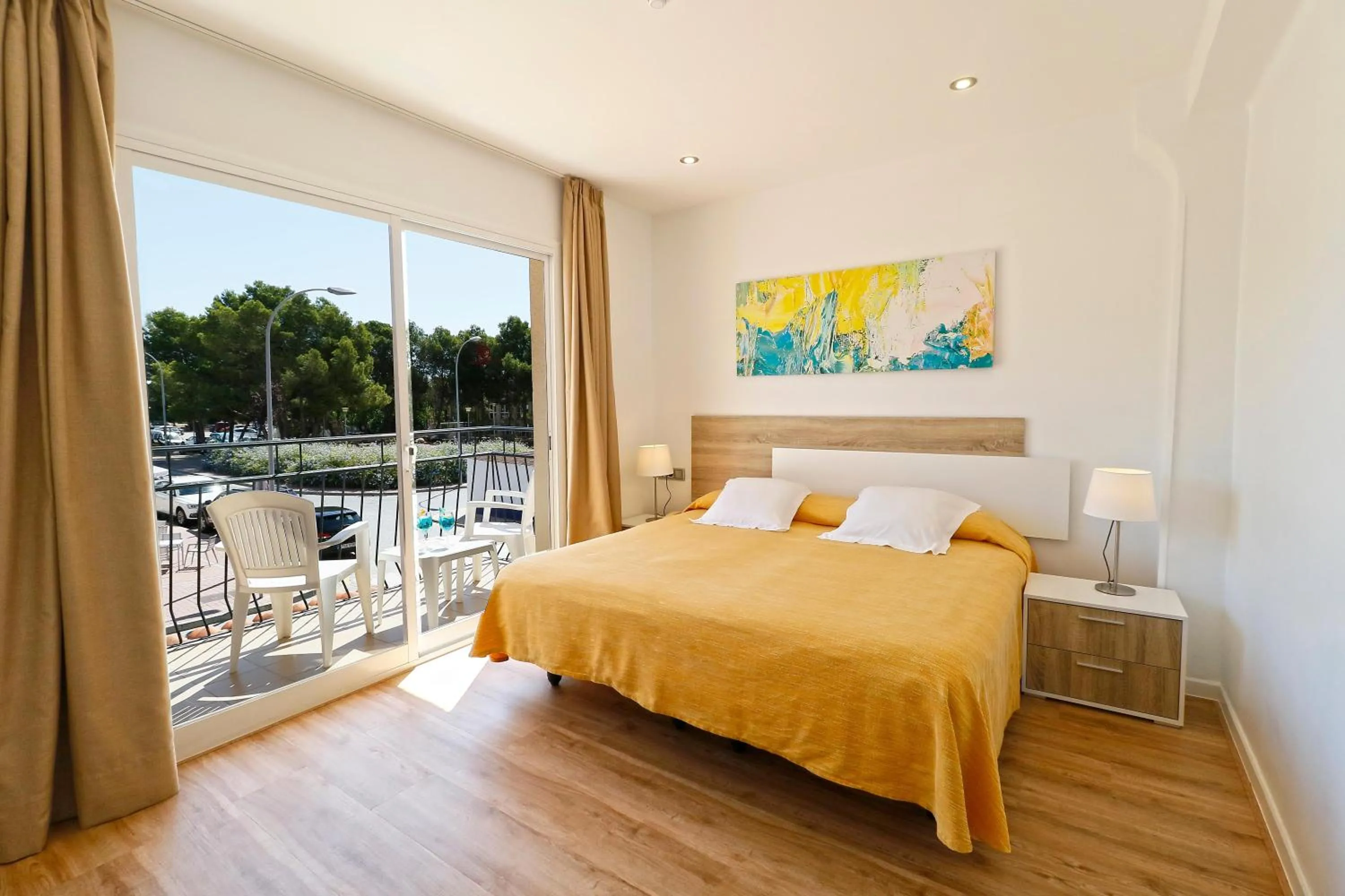 Bed in Hotel Gabarda