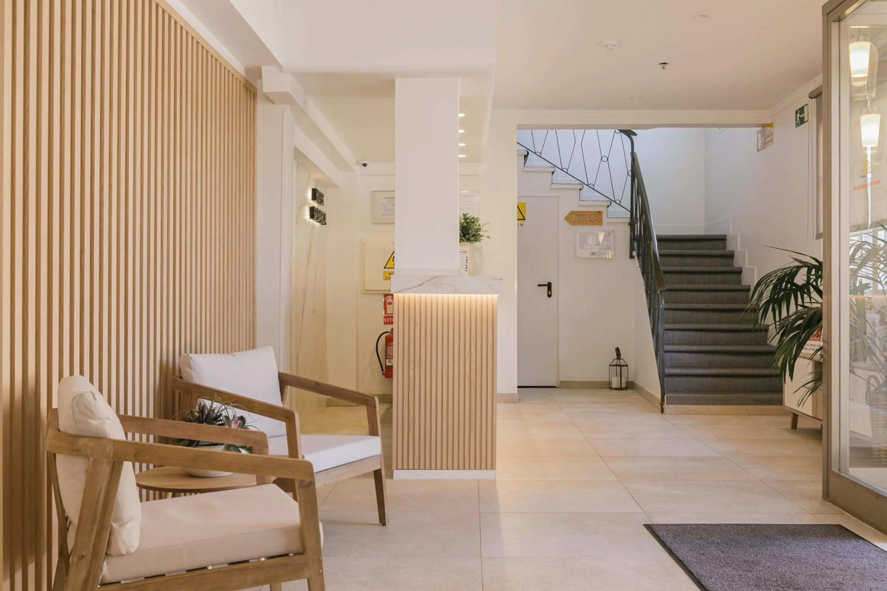 Lobby or reception in Hotel Gabarda