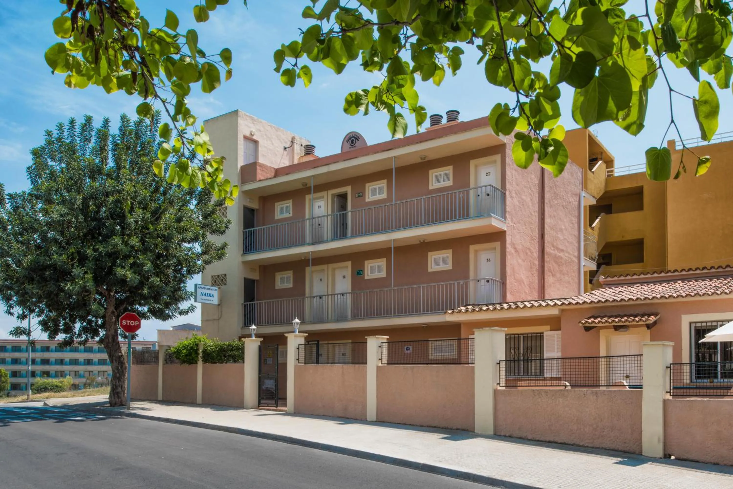 Property building in Naika Studios & Apartments