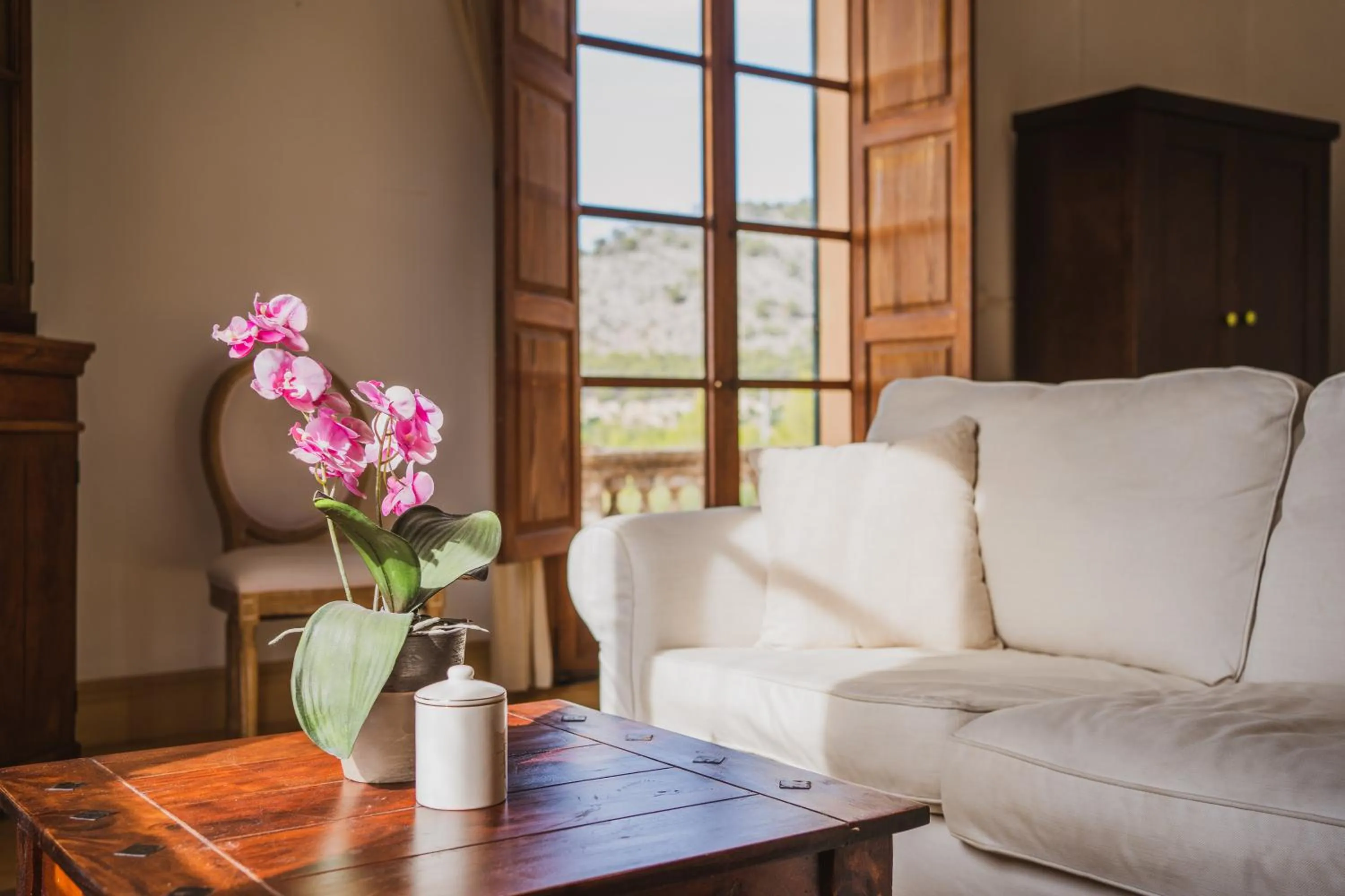 Seating area in Agroturismo Son Boronat