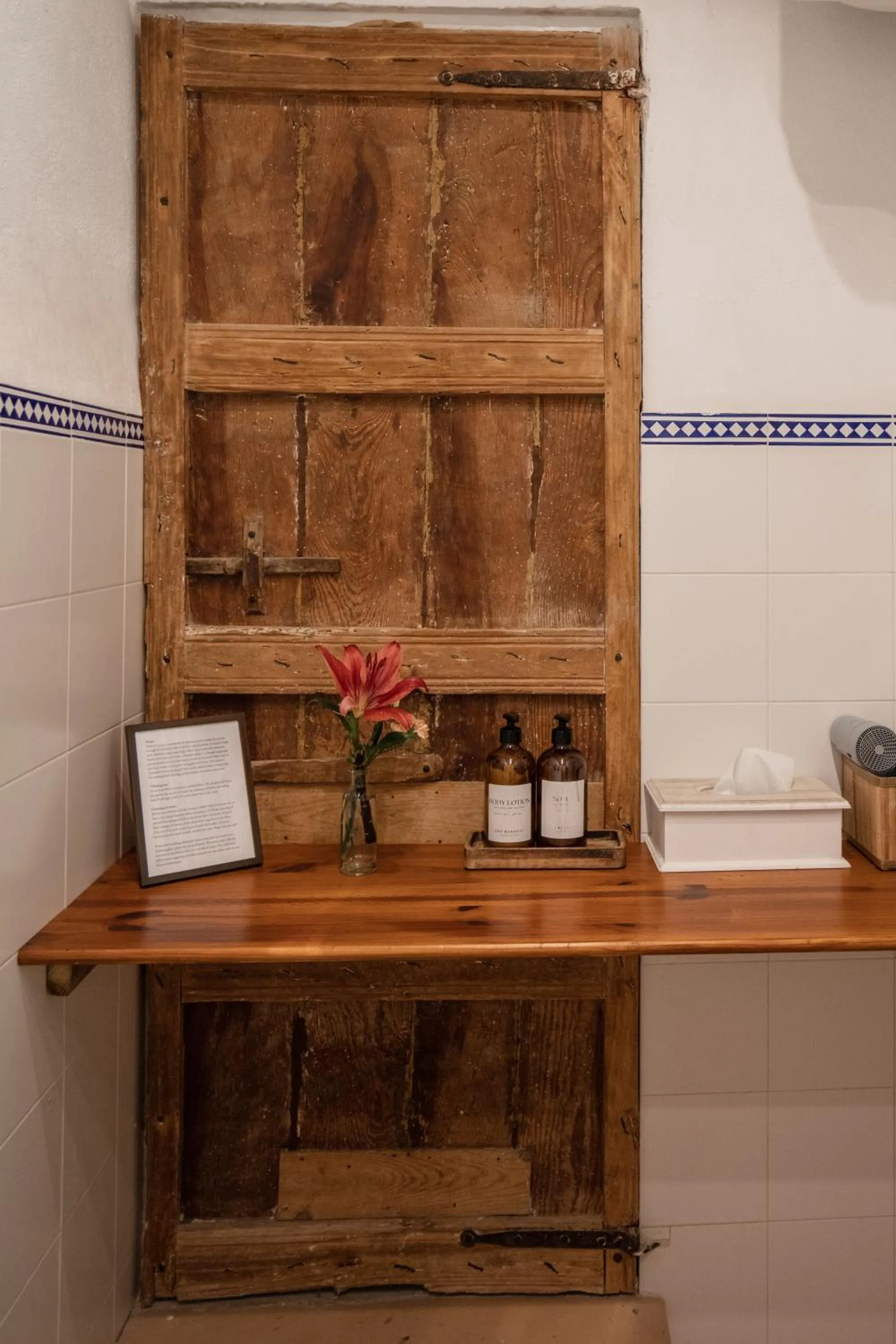 Decorative detail in Agroturismo Son Boronat