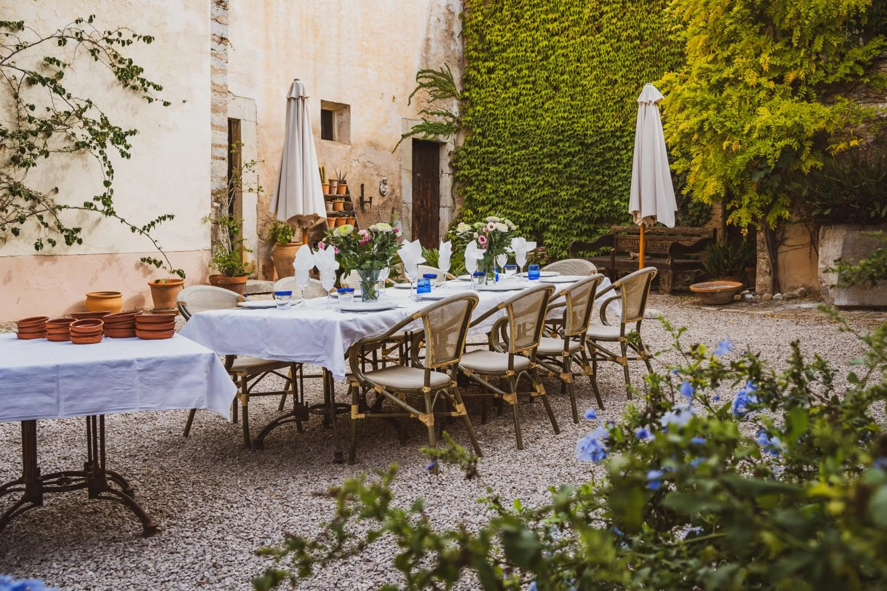 Patio in Agroturismo Son Boronat