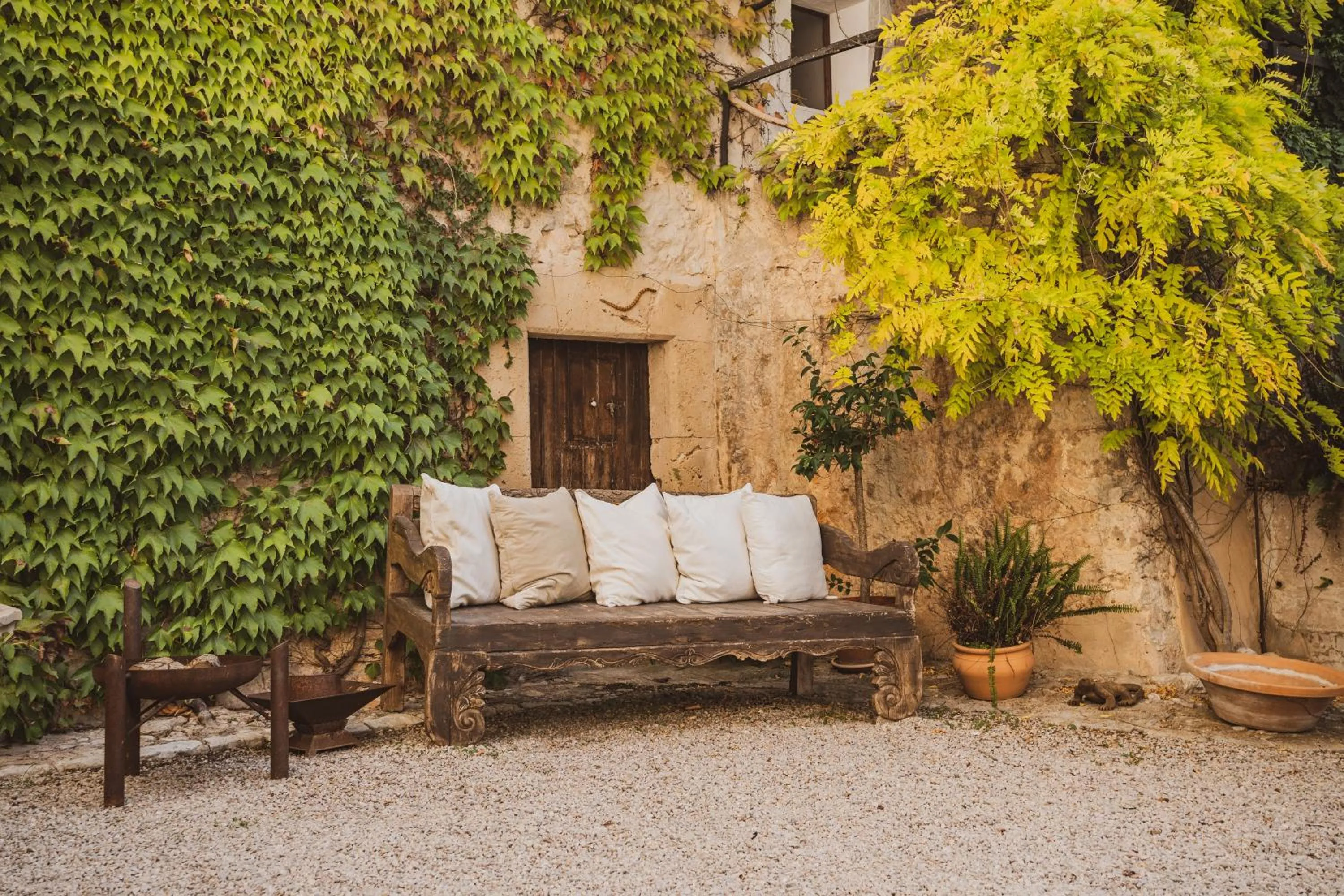 Patio in Agroturismo Son Boronat
