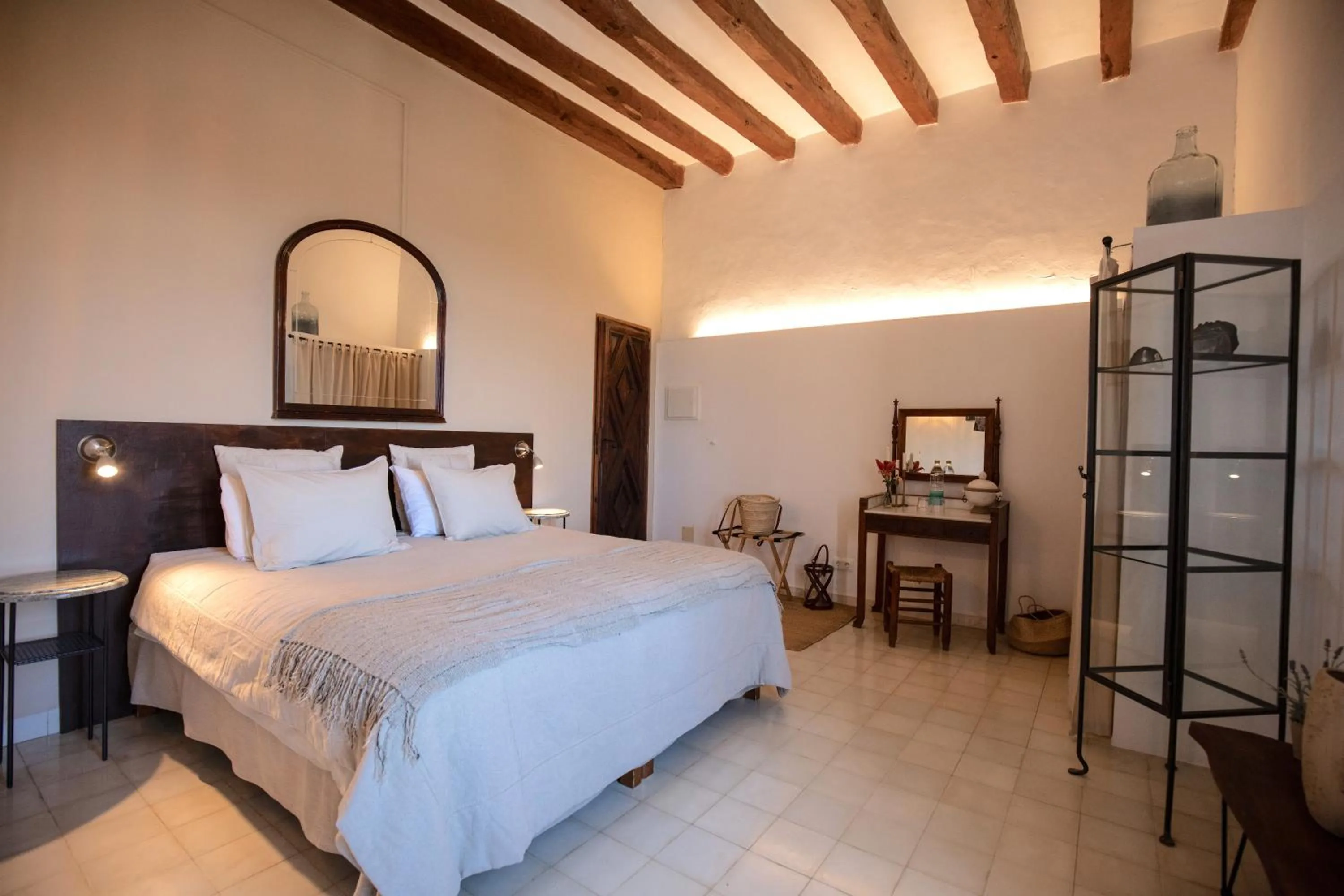 Bed in Agroturismo Son Boronat