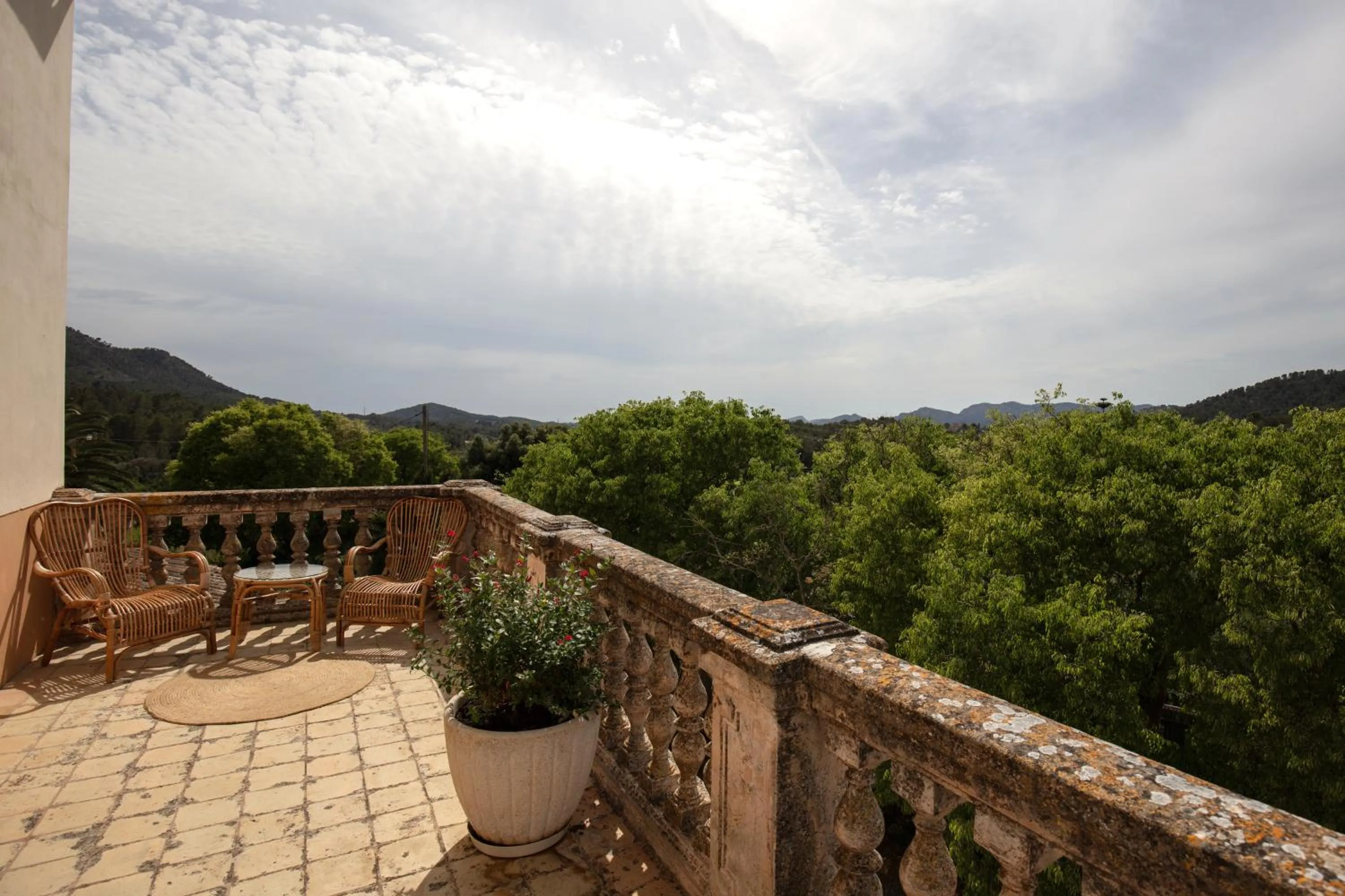 Balcony/Terrace in Agroturismo Son Boronat